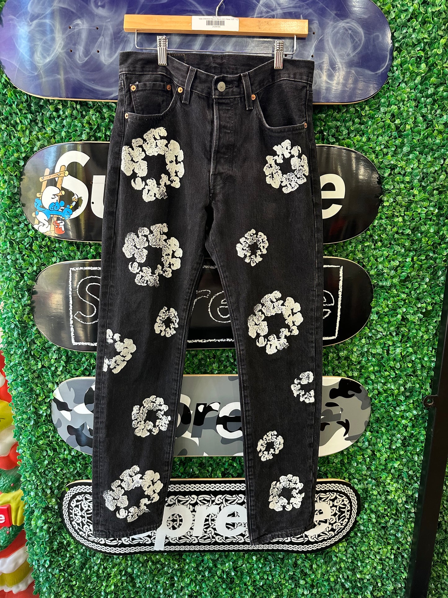 Denim Tears Cotton Wreath Jeans “Black” (30x32)