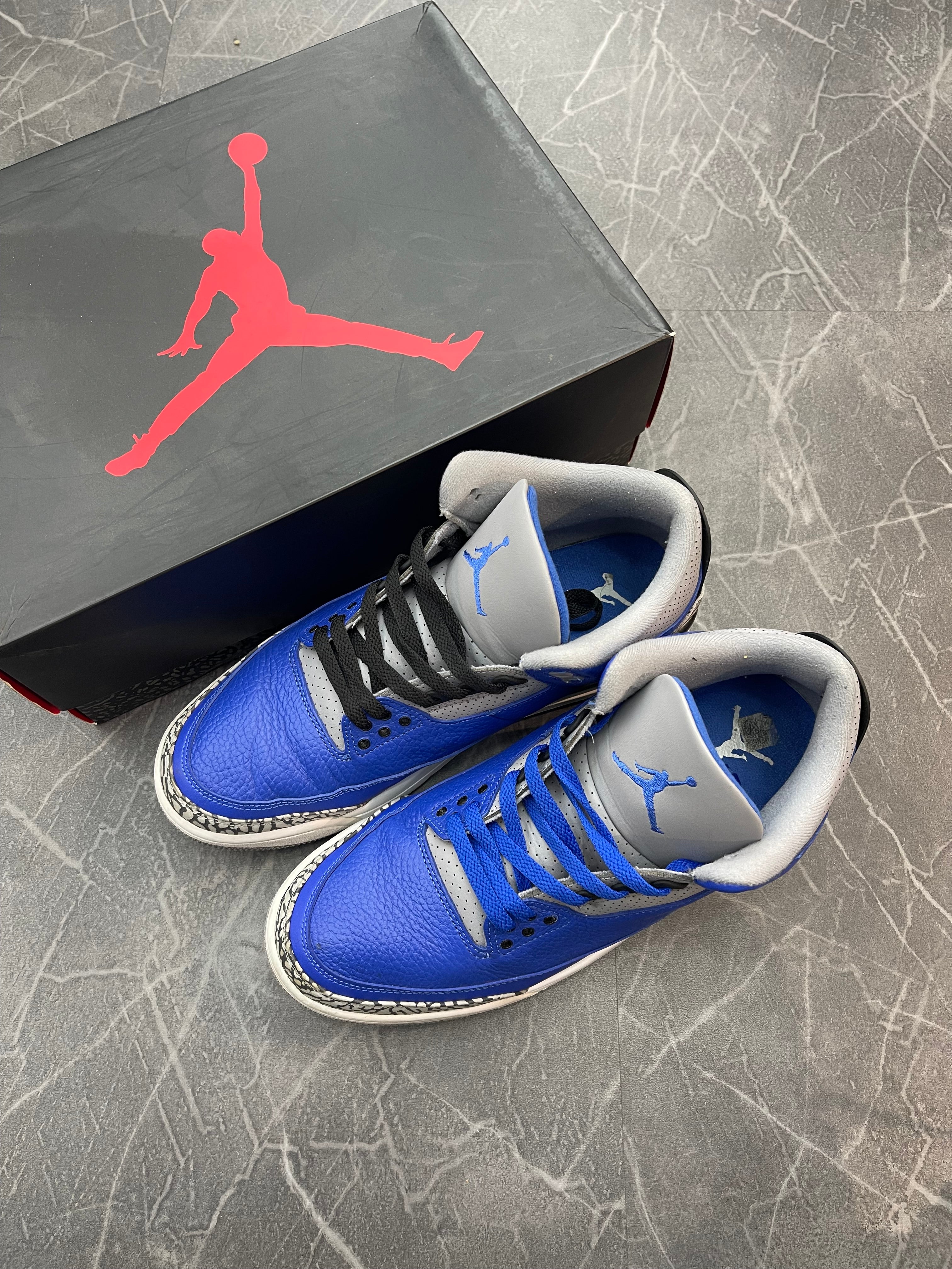 Jordan 3 “Varsity Royal Cement”