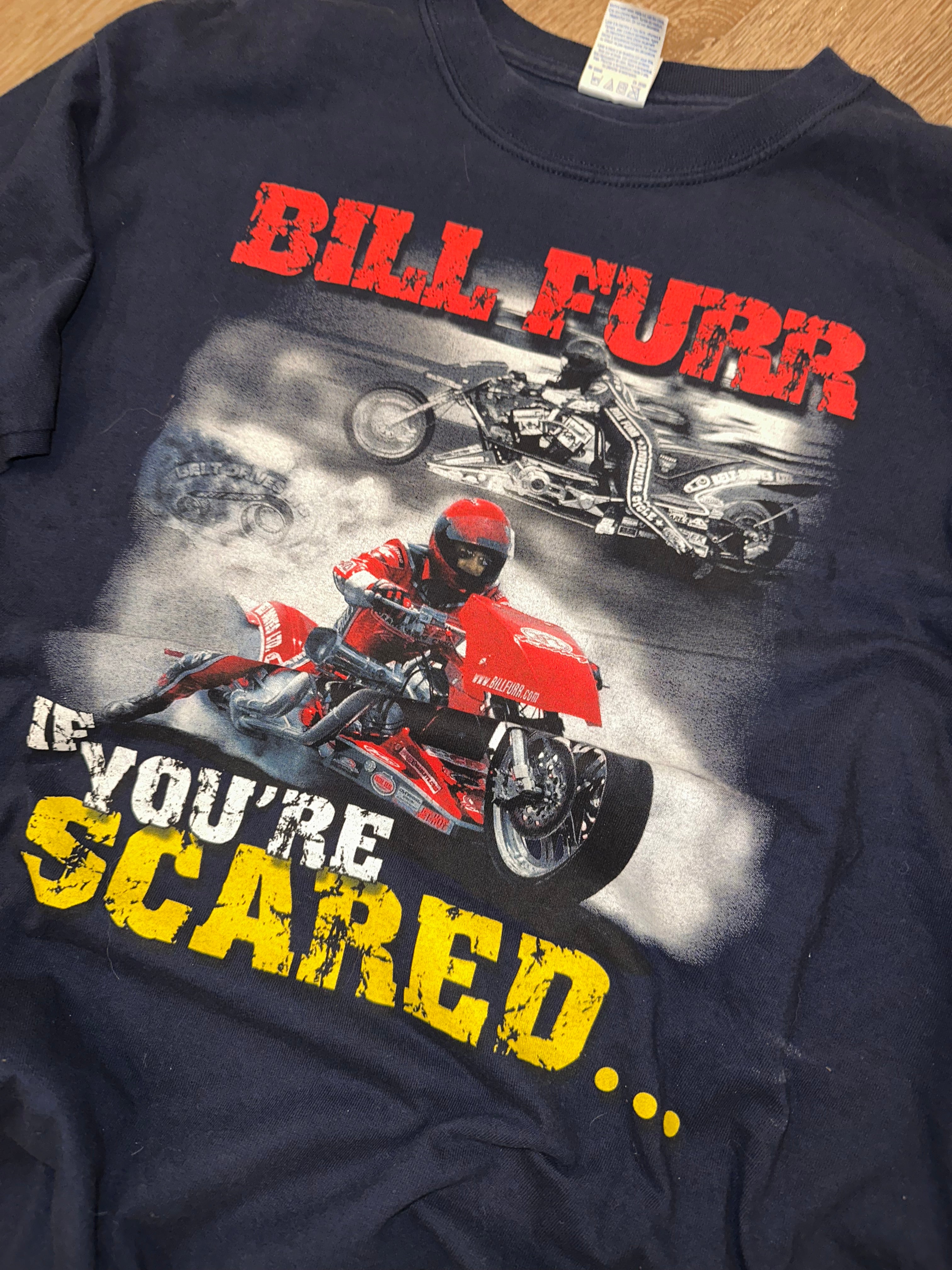 Y2K Bill Fur Motorcycle Tee (L)