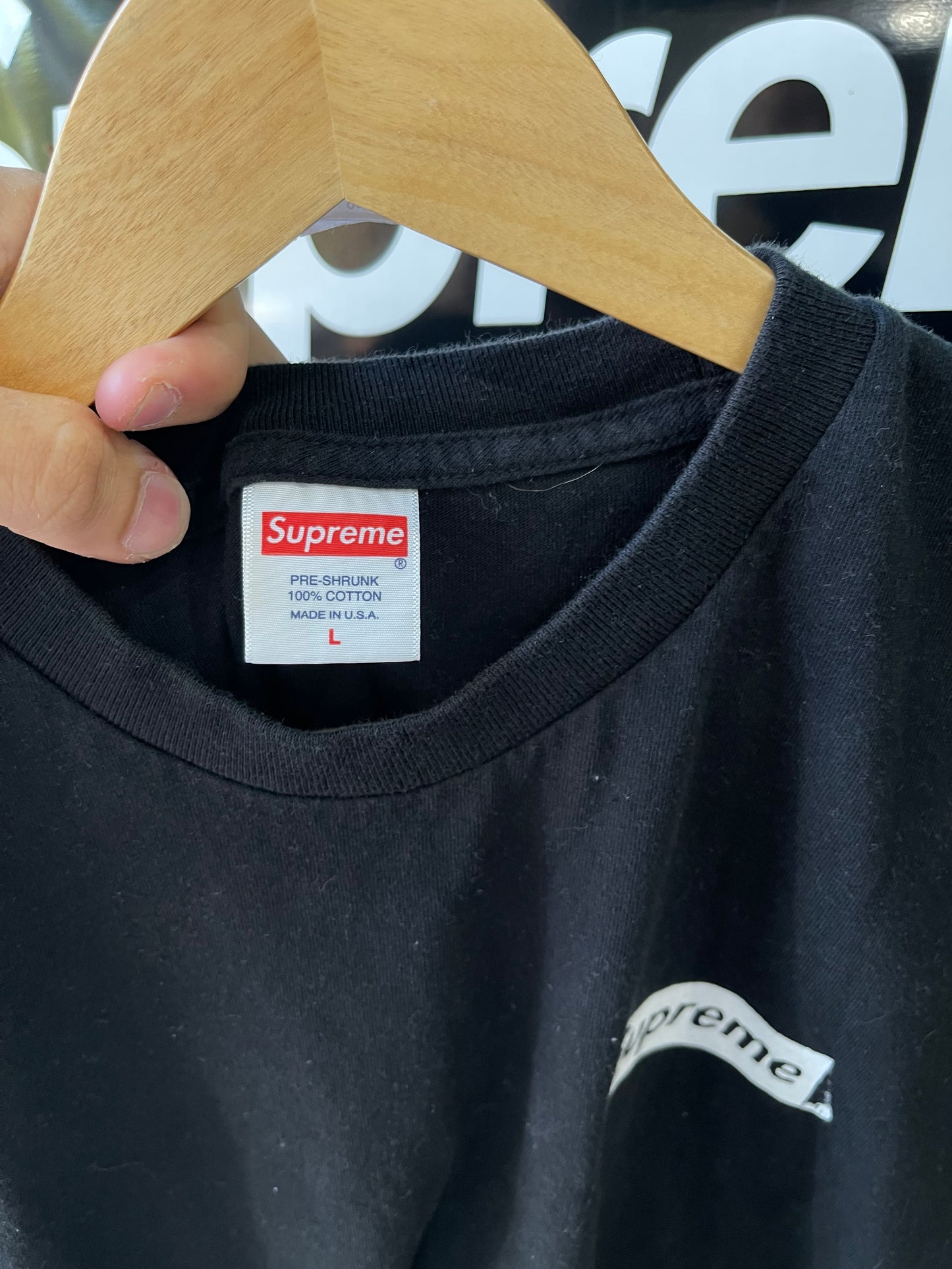 Supreme No More Shit Tee “Black”