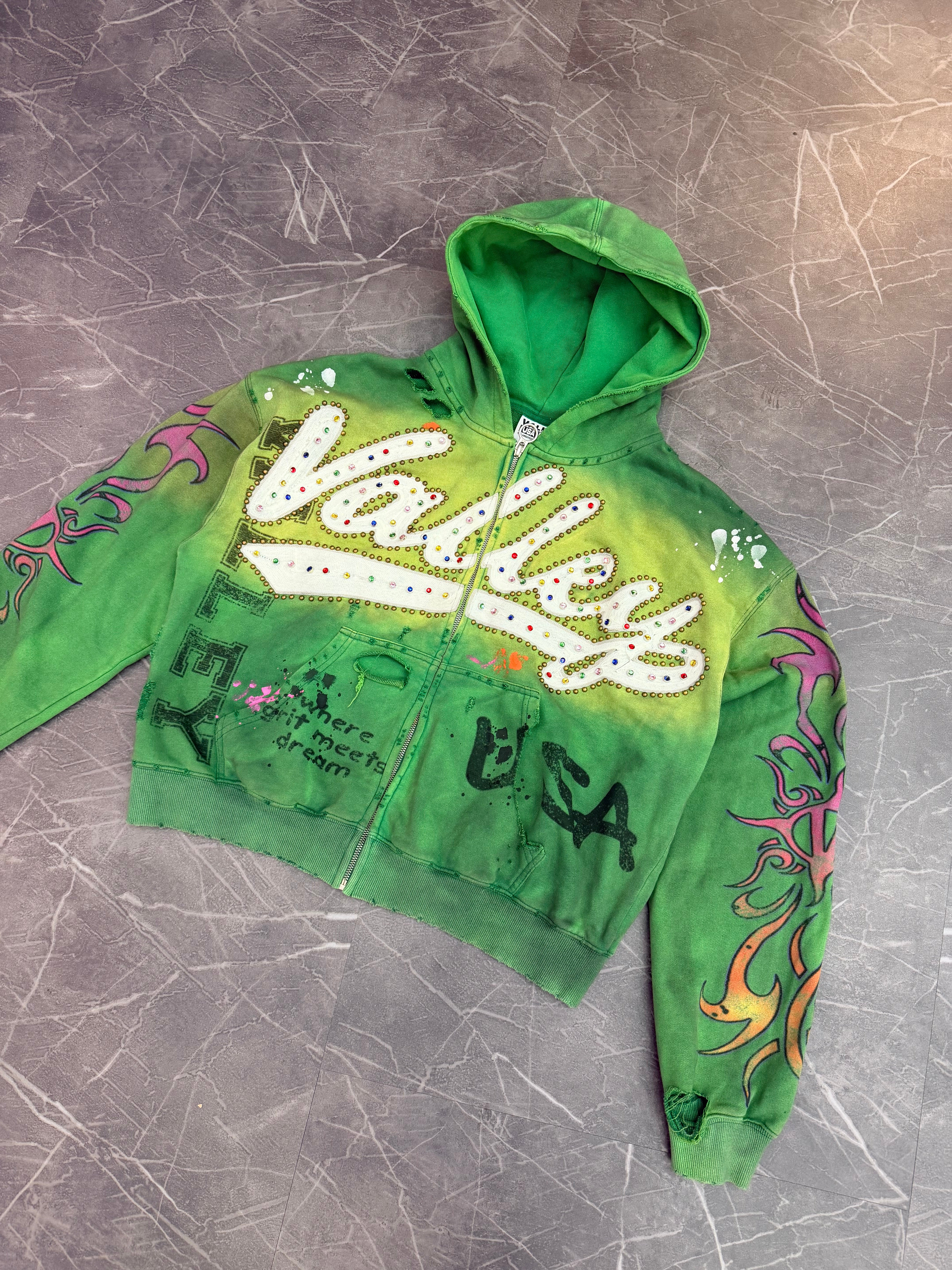 Vale Forever Inferno Zip Up “Green”