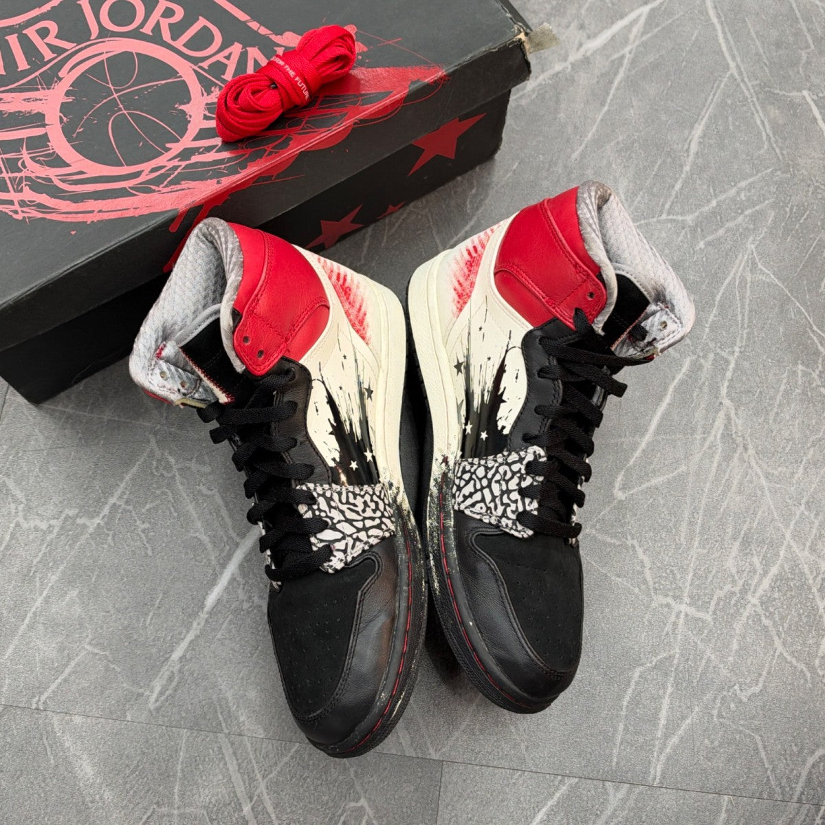 Jordan 1 Retro Dave White Wings for the Future (Size 8.5) (Lightly Worn)