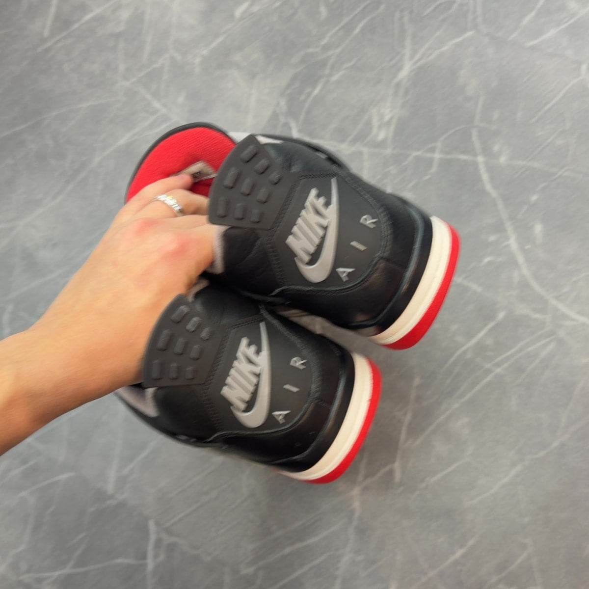 Jordan 4 Retro Bred Reimagined (Size 12) (Lightly Worn)