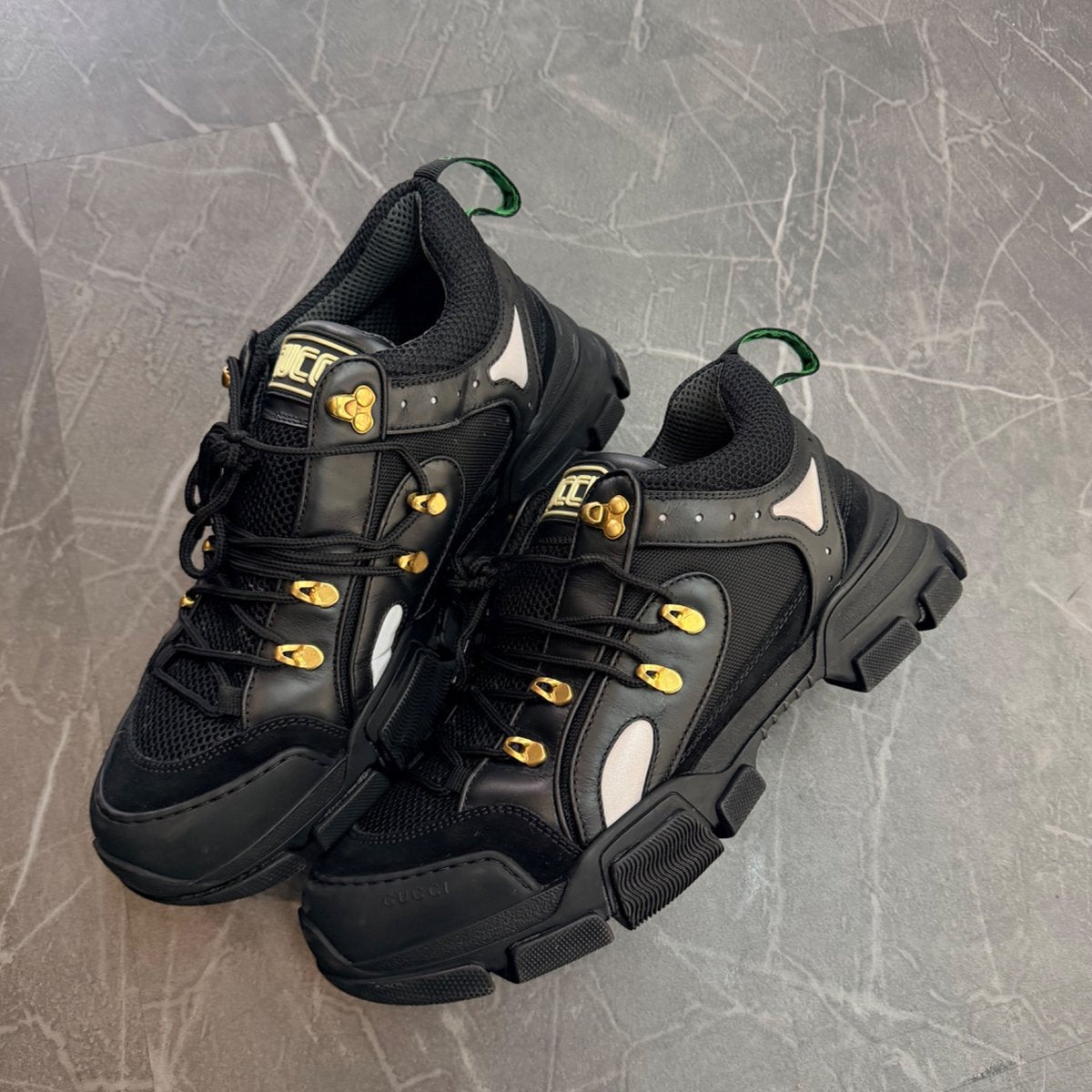 Gucci Flashtrek SEGA Black Leather (Size 11) (VNDS)