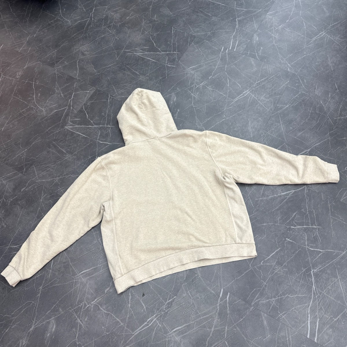 Eric Emanuel EE Basic Hoodie Beige Grey - Image 3