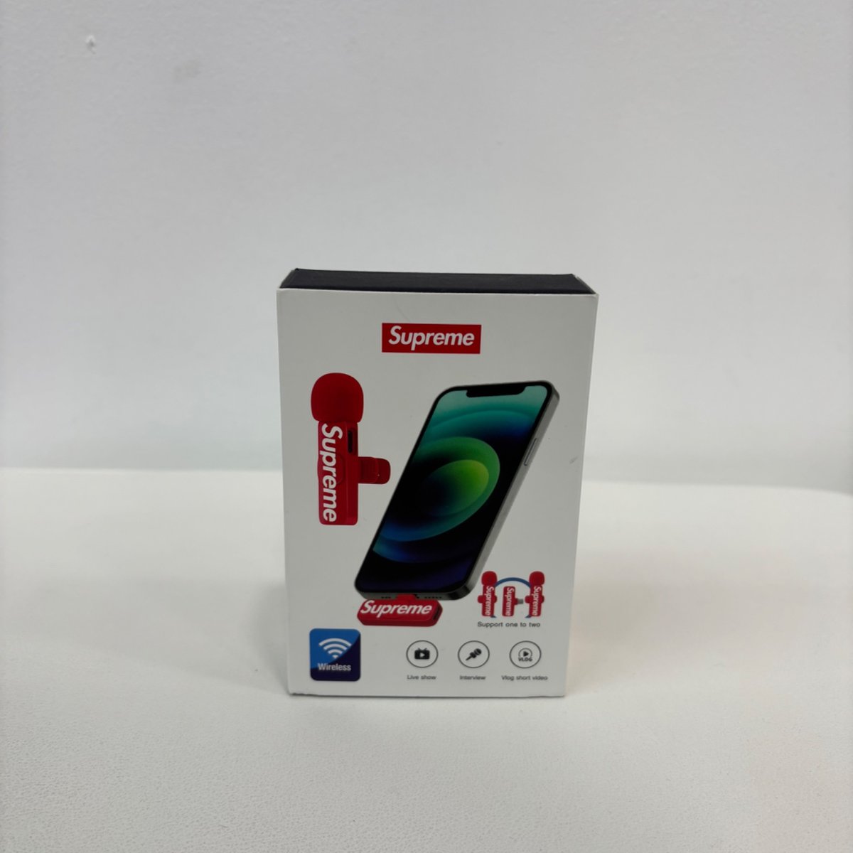 Supreme Mini Mics (Set of 2) Red