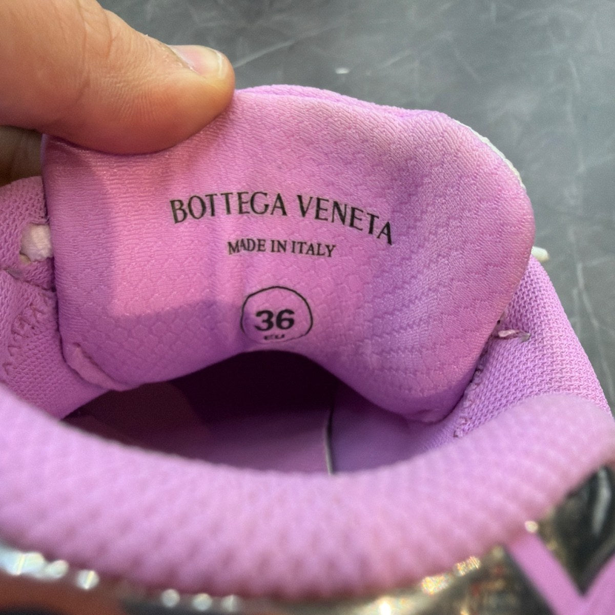 Bottega Veneta Orbit Gloss Silver (Women's) - Image 4