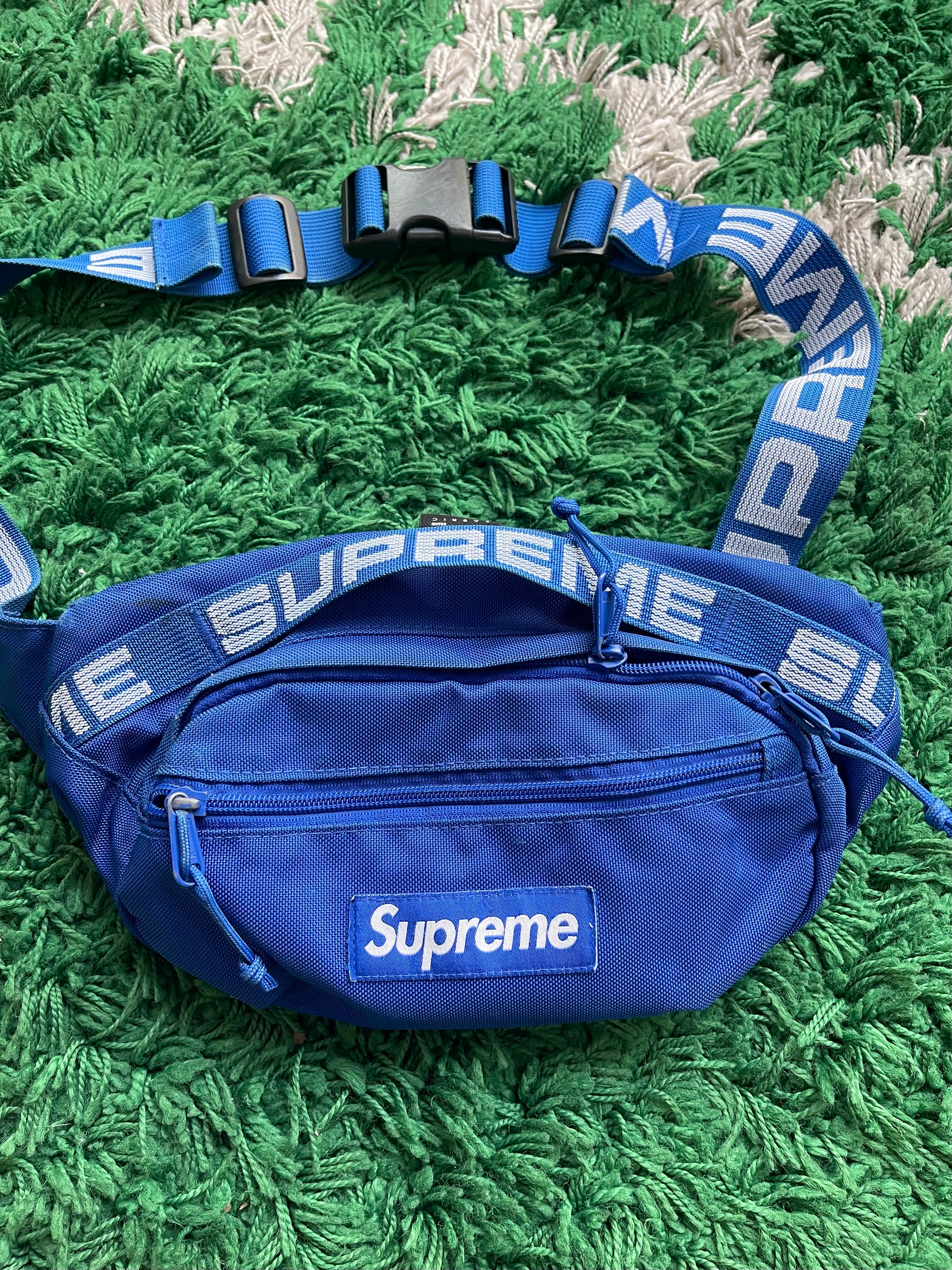Supreme SS18 Waist Bag “Blue”