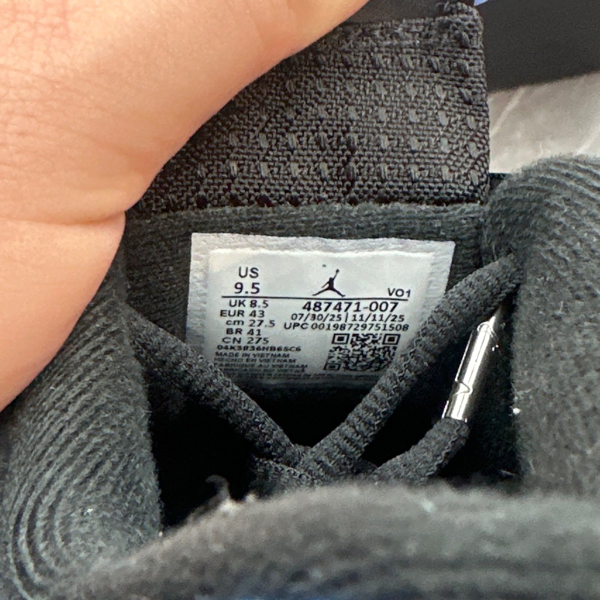 Jordan 14 Retro Black University Blue (2026) (Size 9.5) (VNDS)