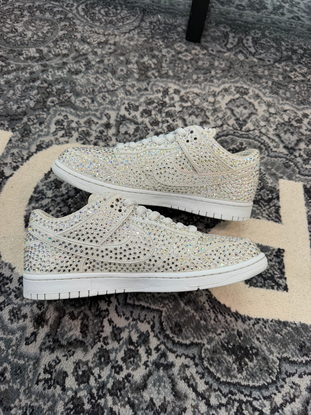 Nike Dunk Low SB x CPFM Swarovski “Platinum”