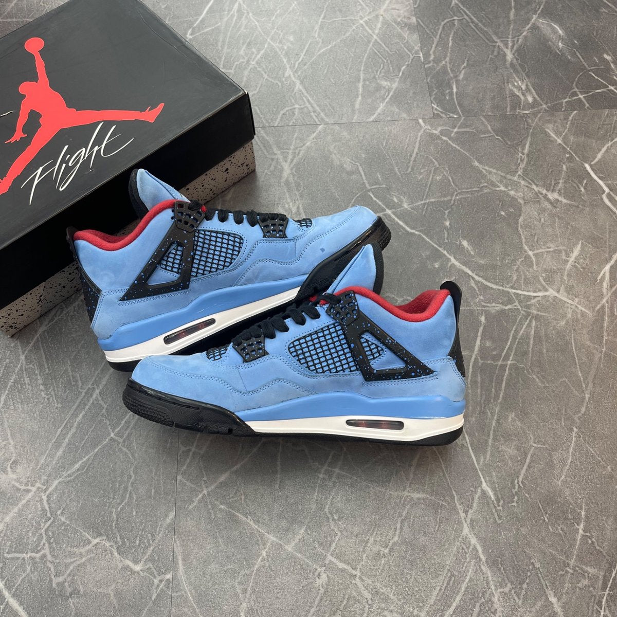 Jordan 4 Retro Travis Scott Cactus Jack (Size 10) (Lightly Worn)