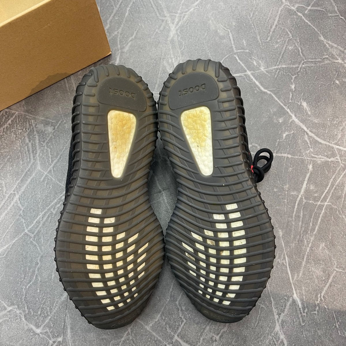 adidas Yeezy Boost 350 V2 Black Red (Size 10) (Lightly Worn)