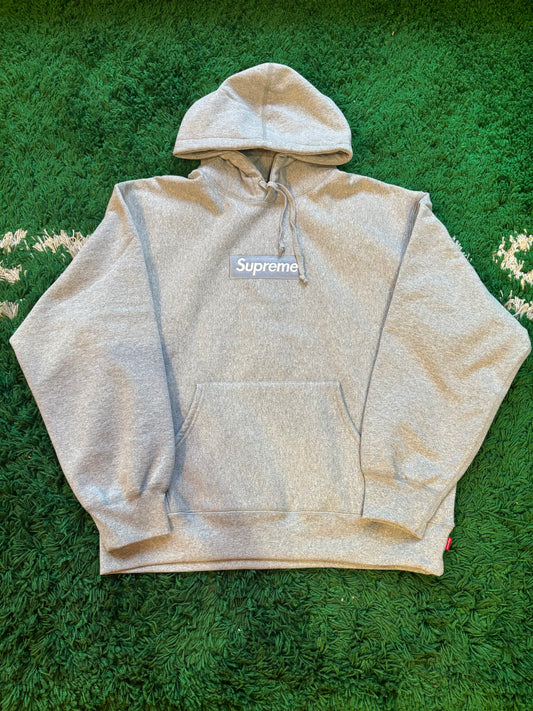 Supreme Box Logo Hoodie “Heather Grey” (2024)