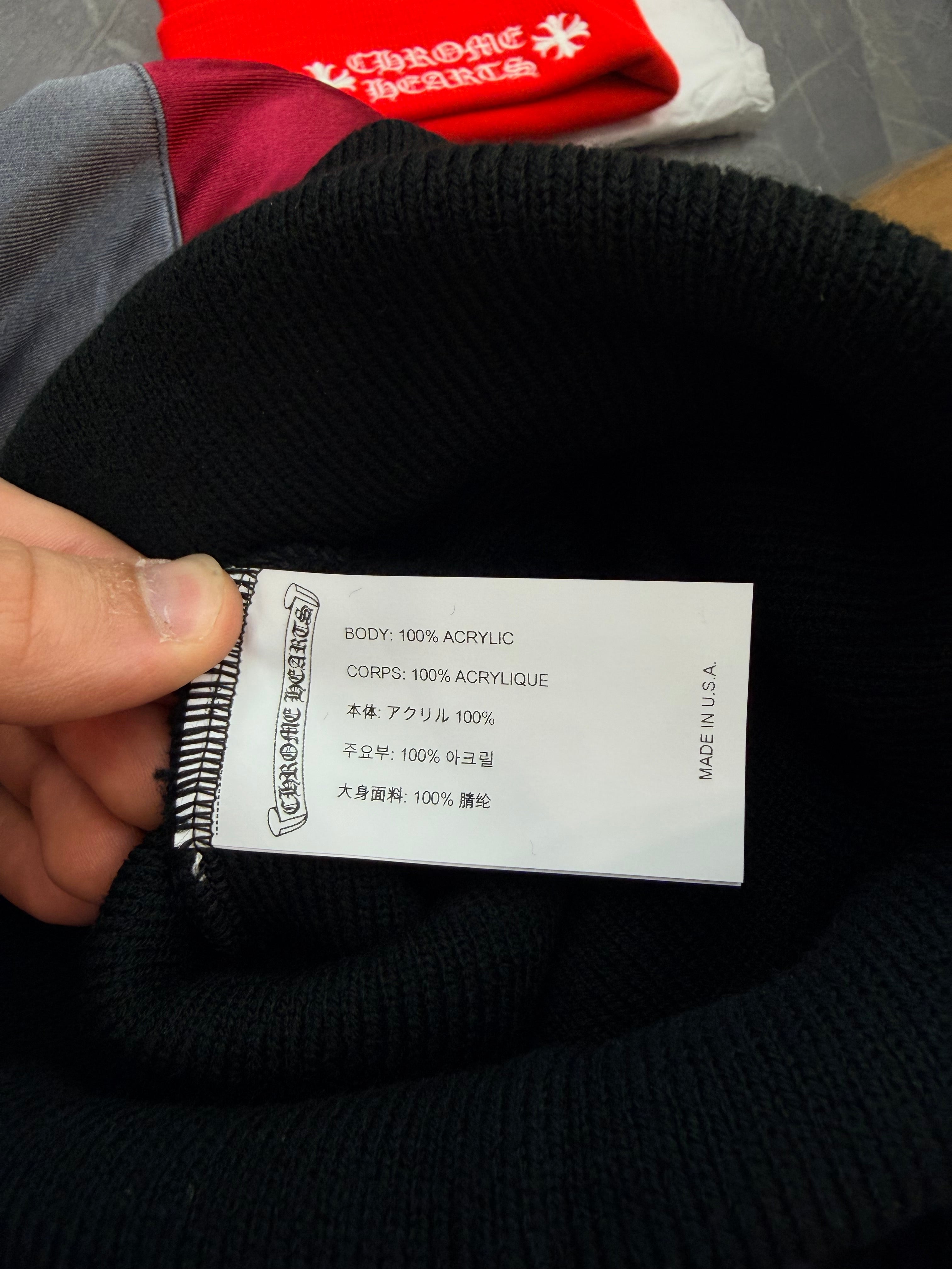 Chrome Hearts Beanie “Black”