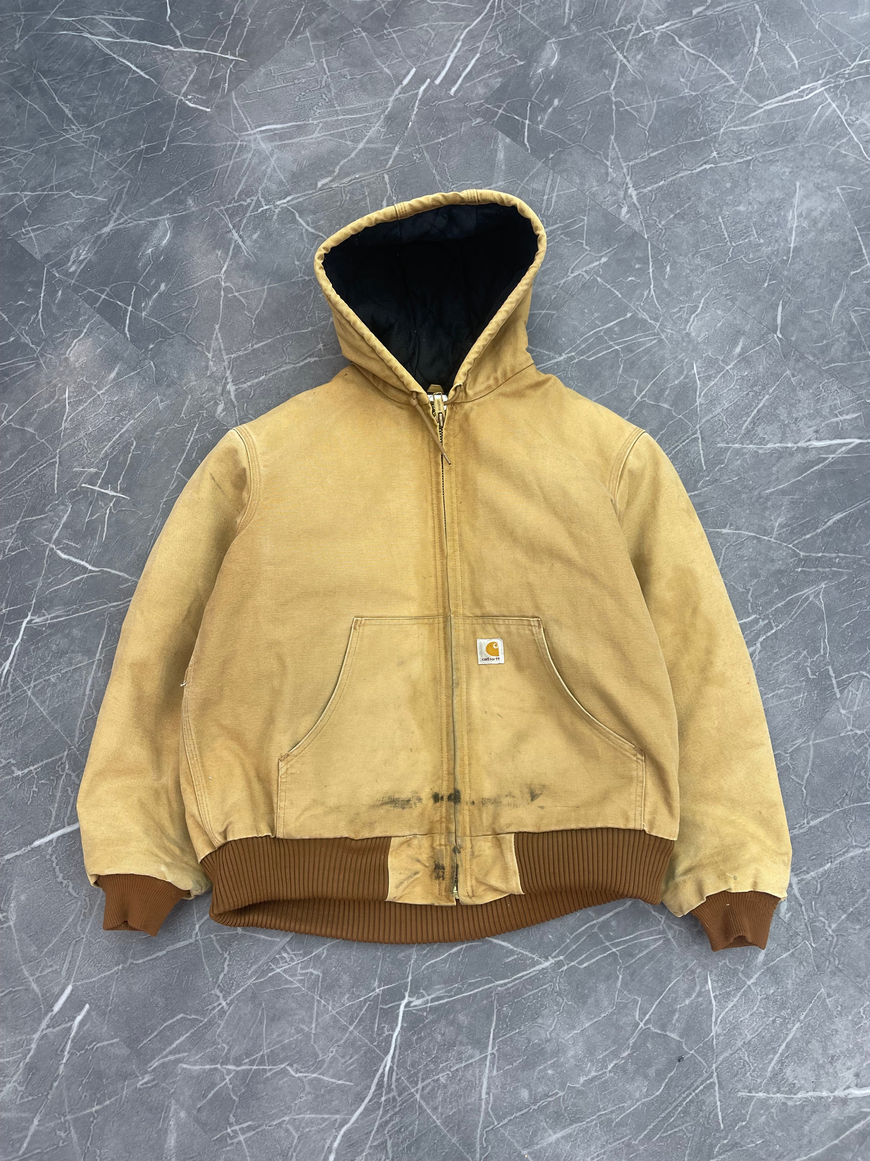 Vintage Carhartt J130 Hooded Jacket “Khaki” (L)