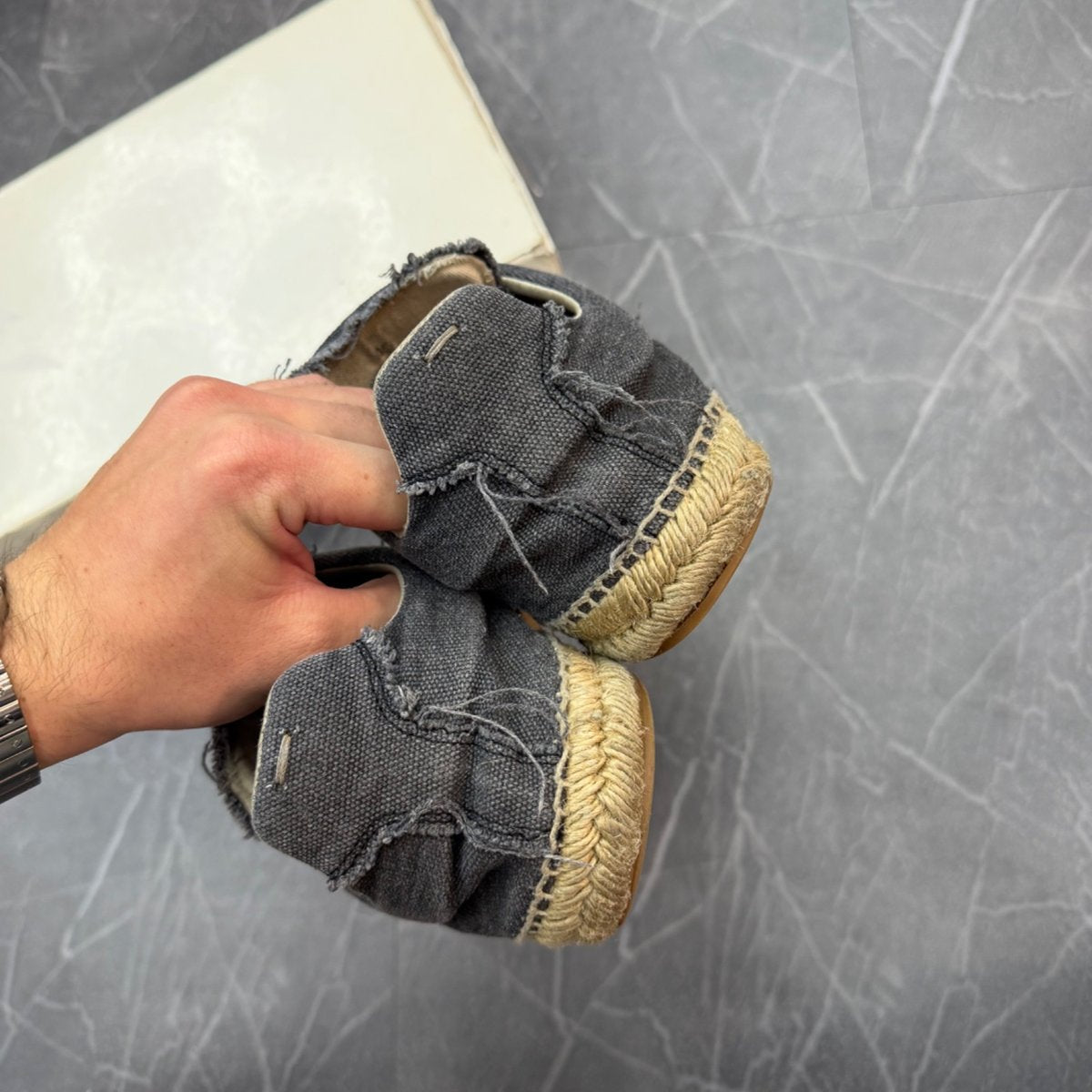 Maison Margiela Replica Espadrilles Grey - Image 5