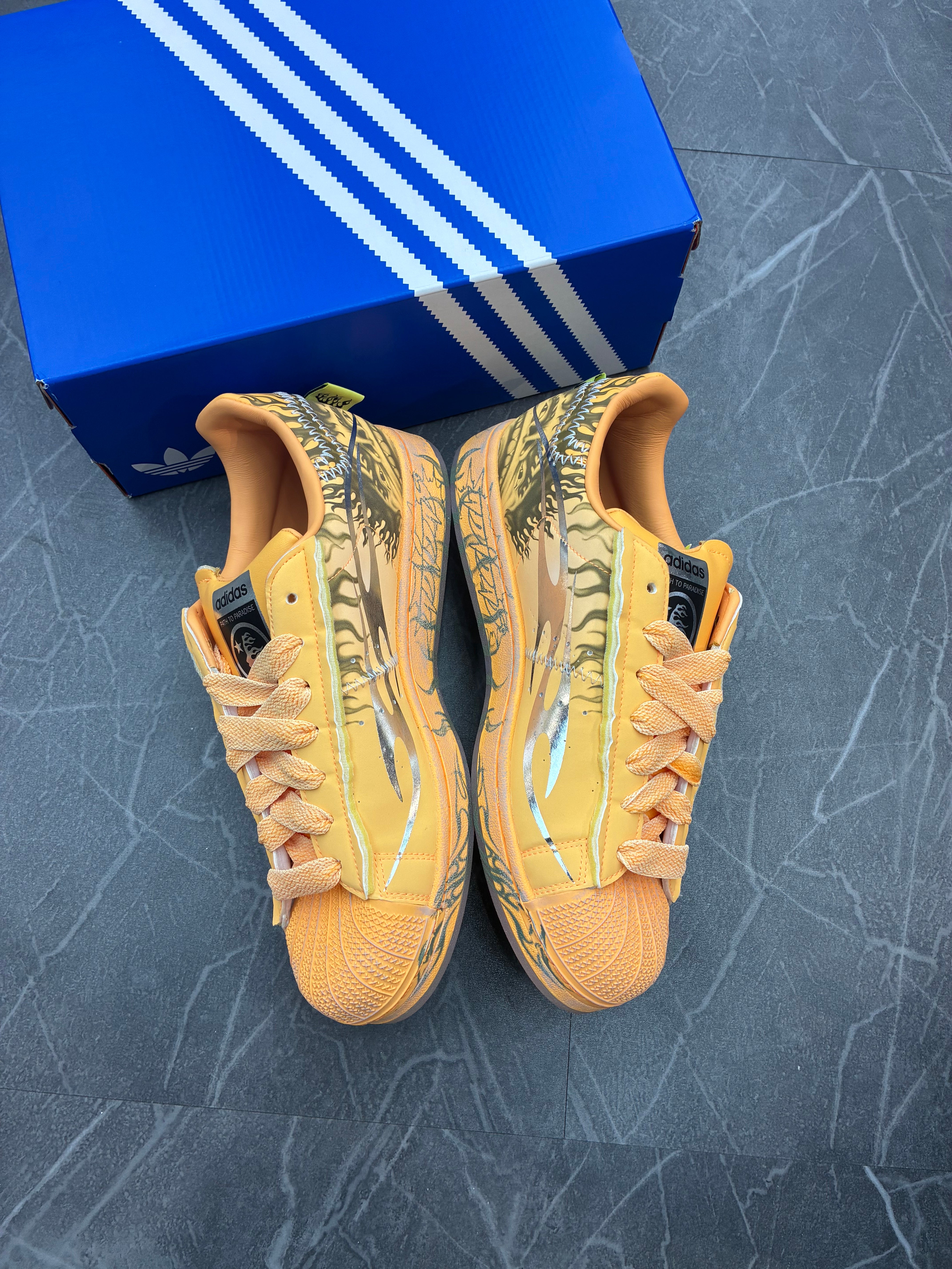 Adidas Superstar “Hellstar Hazy Orange”