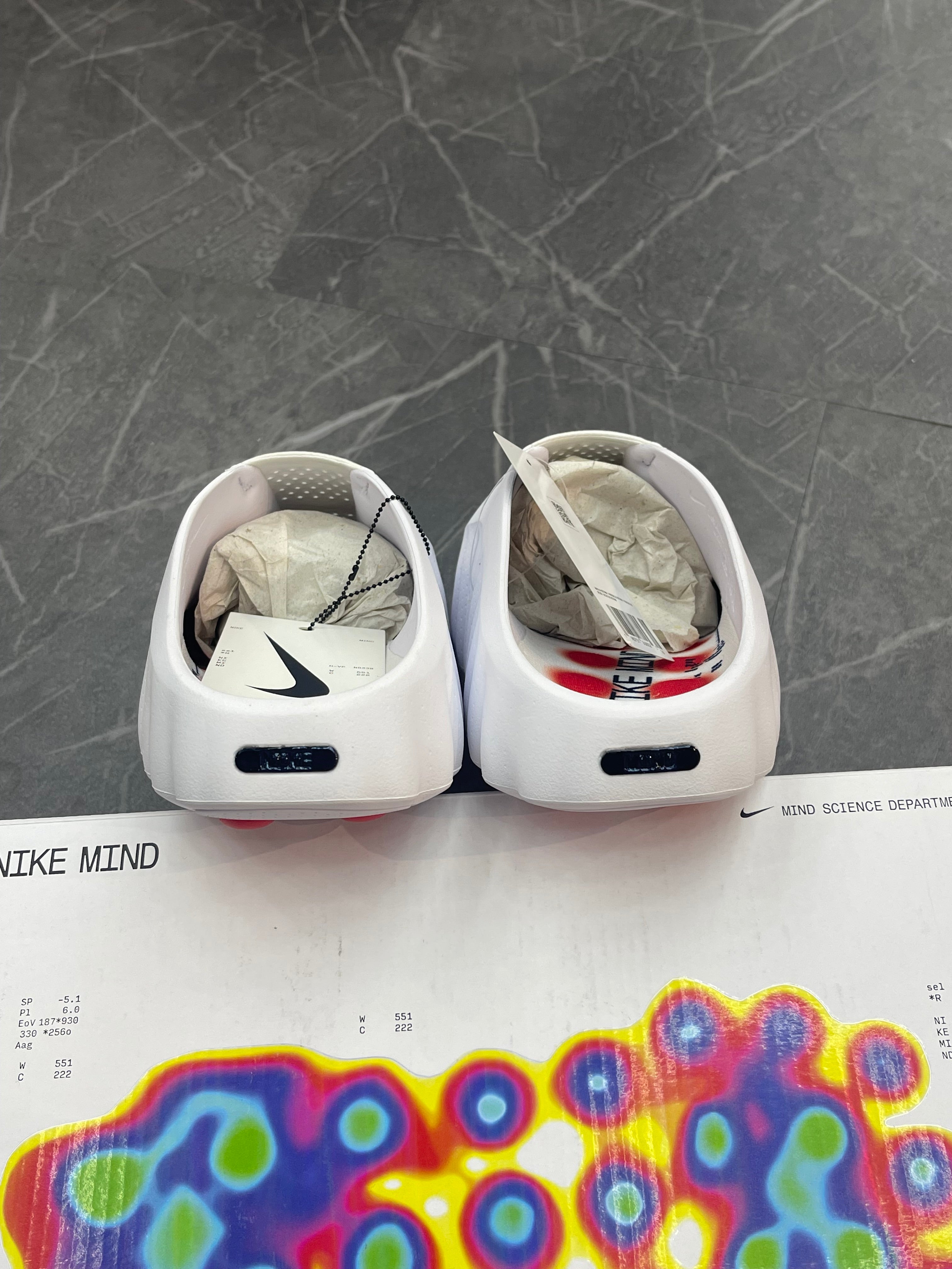 Nike Mind 001 Slide “White Speed Red”