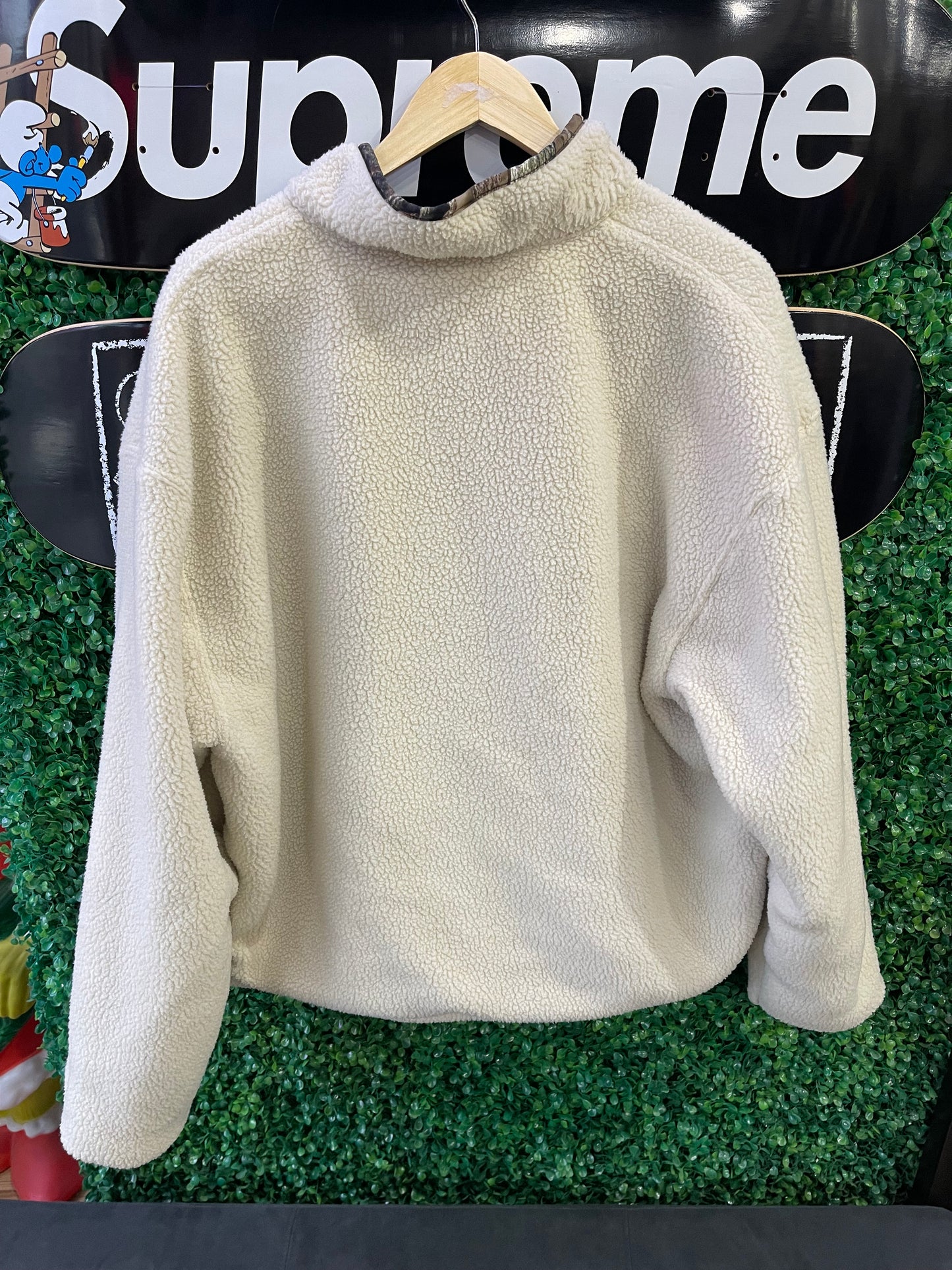 Supreme Polartec Shearling Reversible Pullover “HTC Fall Camo”