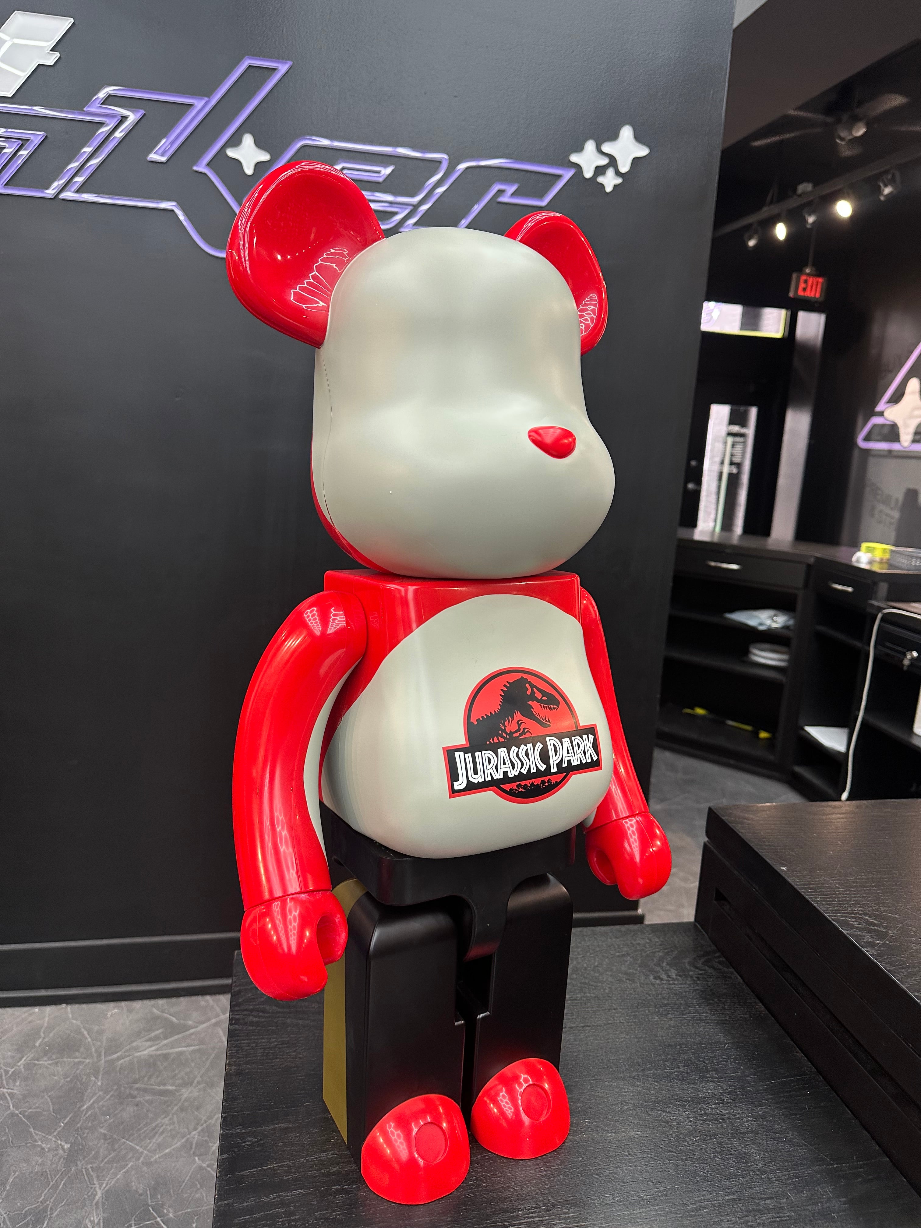 BearBrick 1000% Jurassic Park