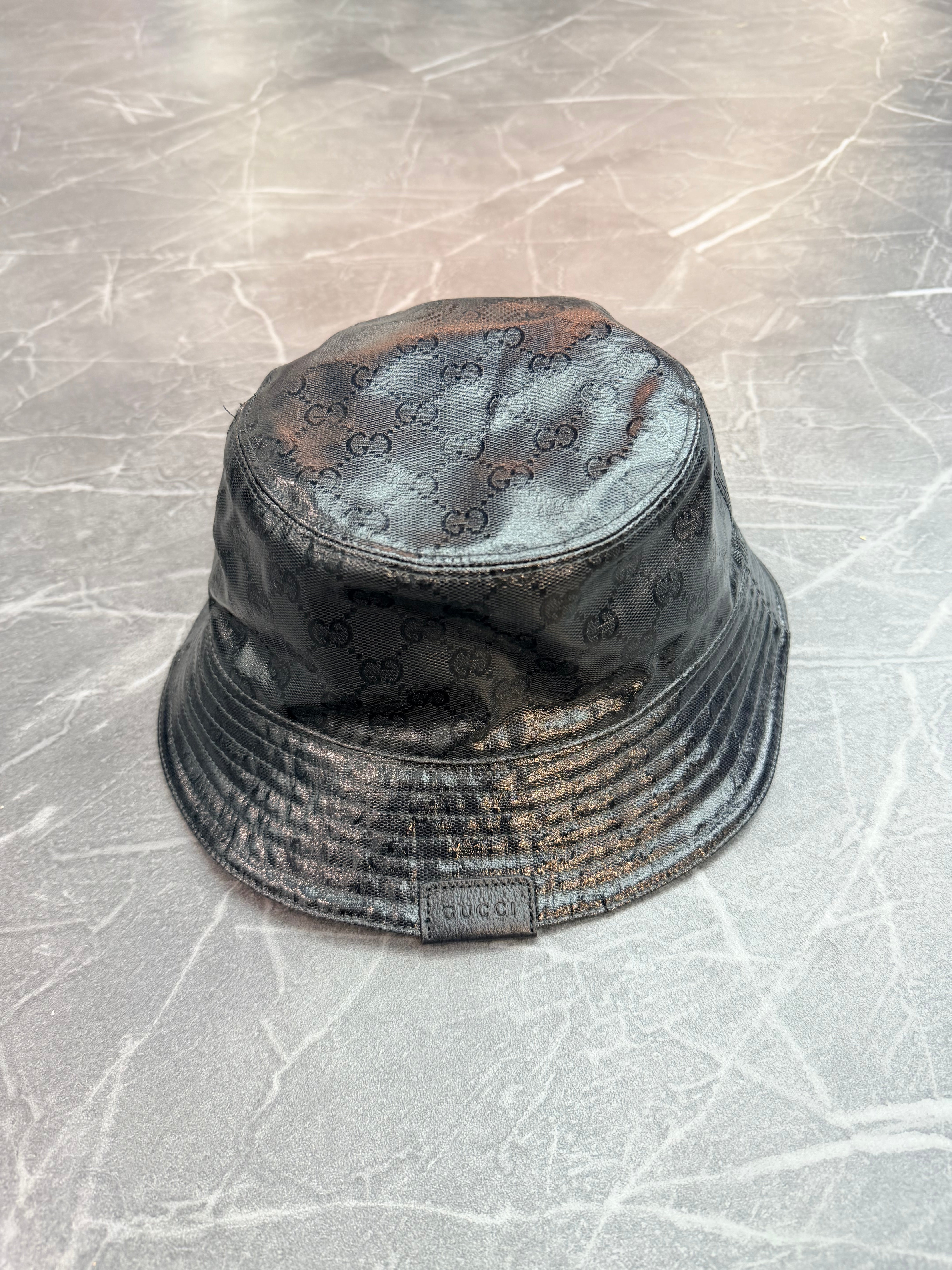 Gucci Monogram Bucket Hat “Black”