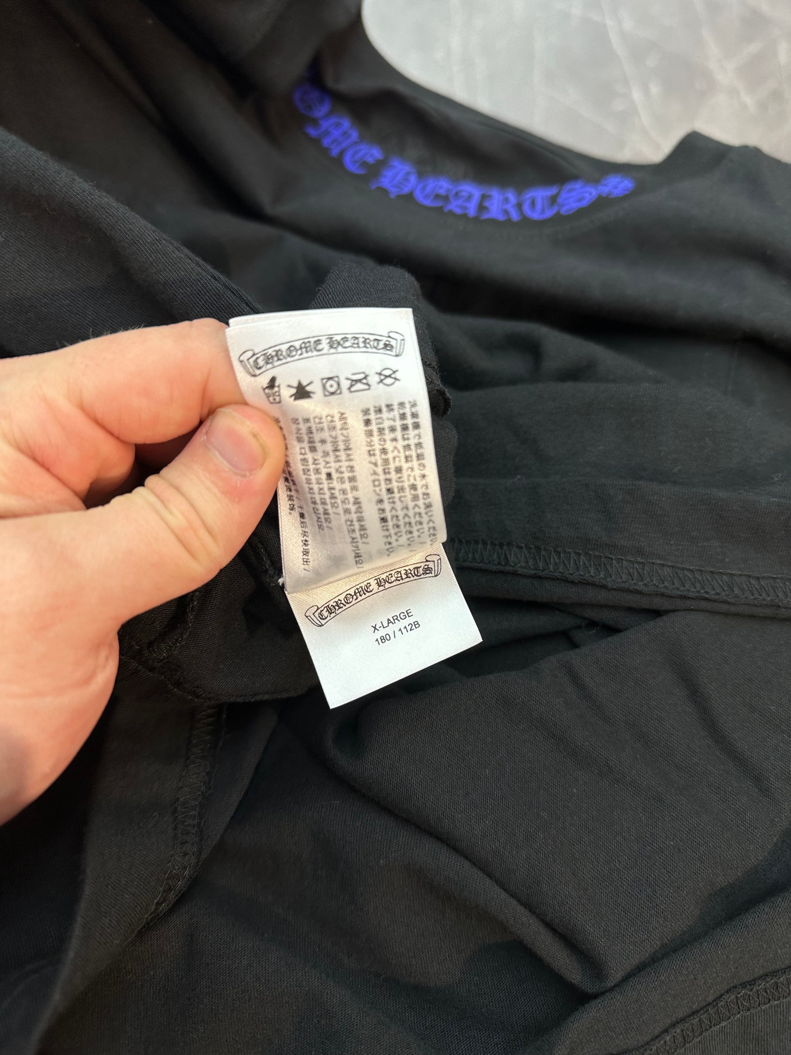 Chrome Hearts 1988 Neck Logo Long Sleeve Blue
