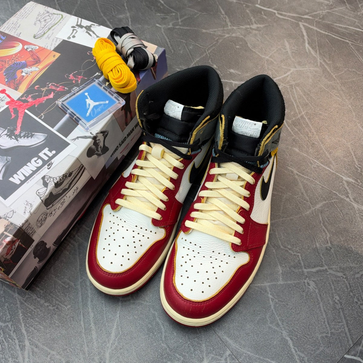 Jordan 1 Retro High OG SP Union LA Chicago Shadow - Image 3