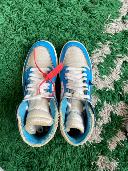 Jordan 1 High x Off White “University Blue”