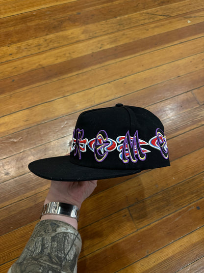 Supreme Asian Embroidered Hat Black