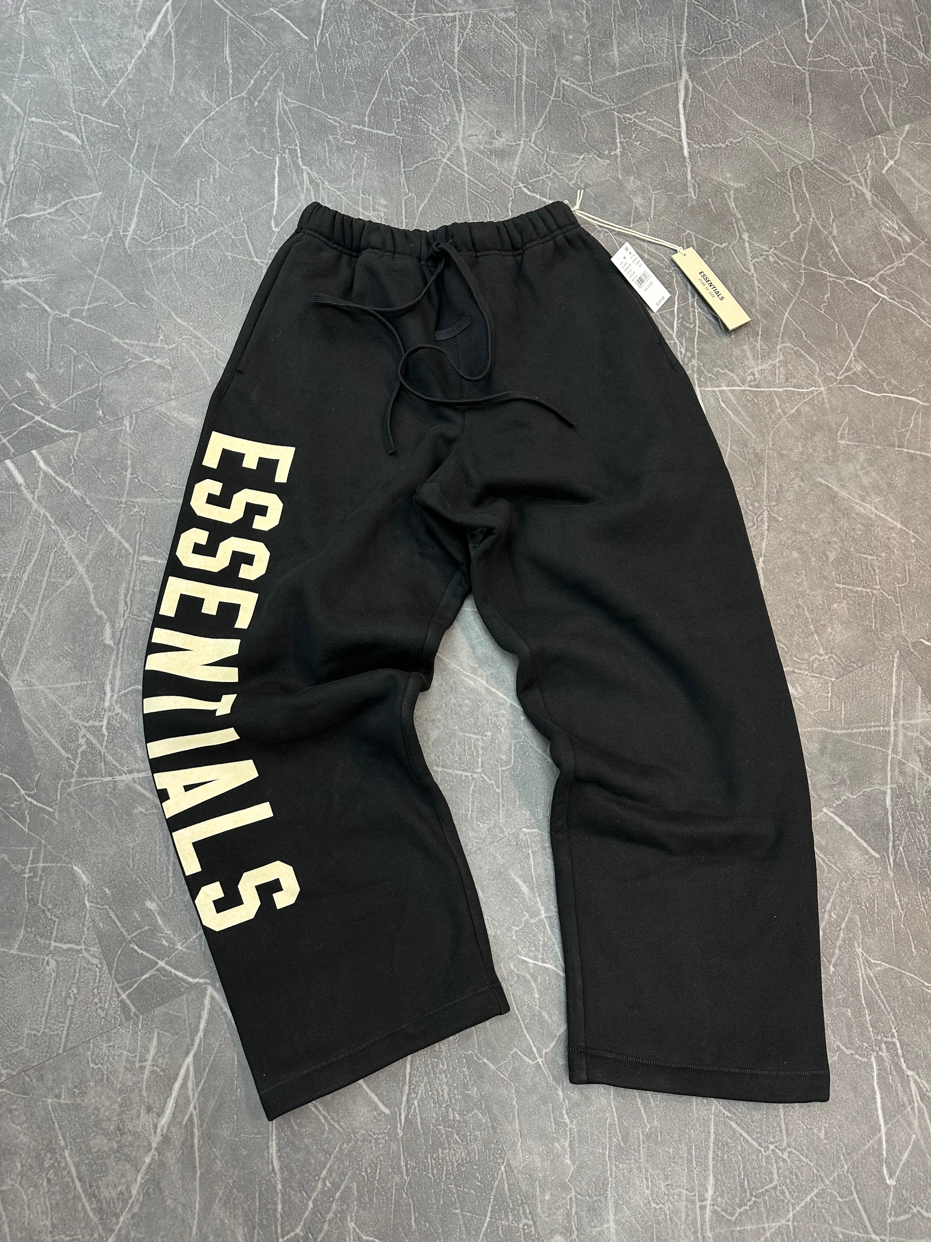 Essentials Relaxed Sweatpants “Black” Full Leg AOP