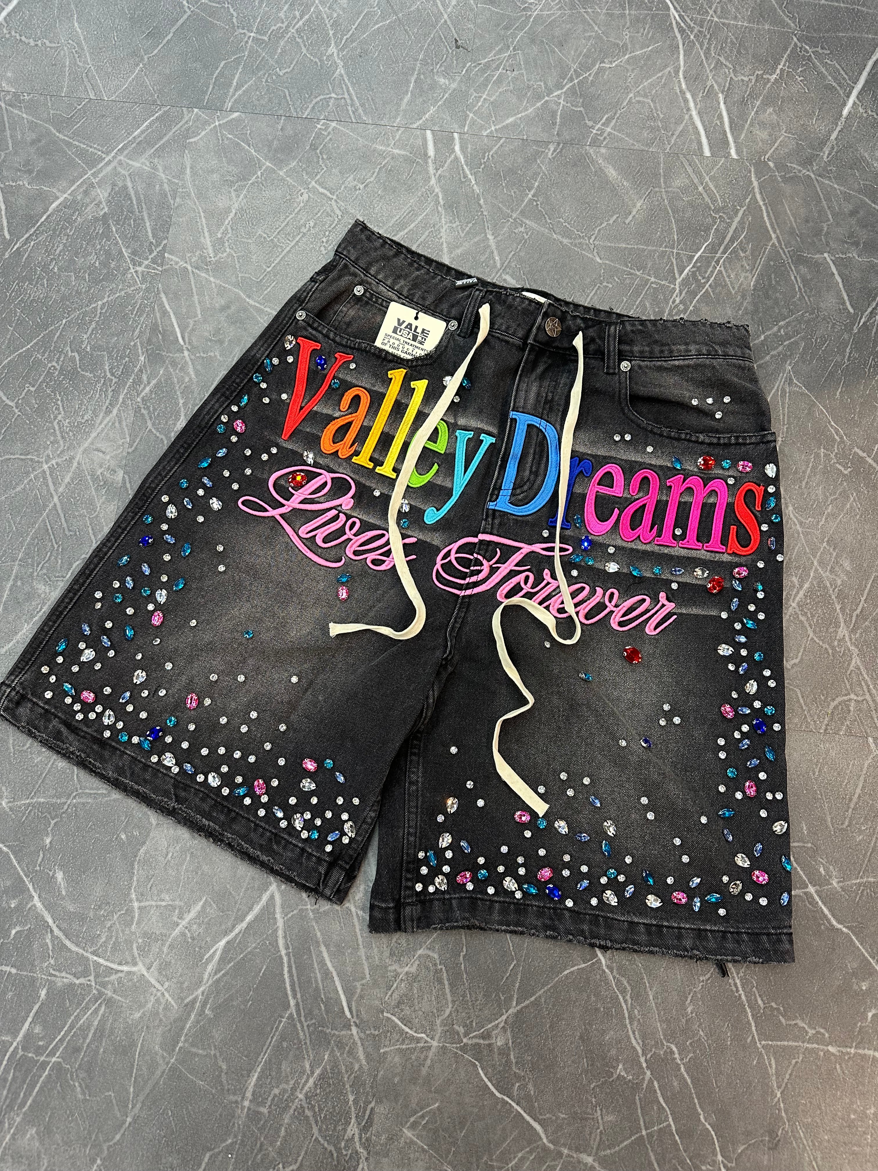 Vale Forever Ice Cream Jorts “Black”