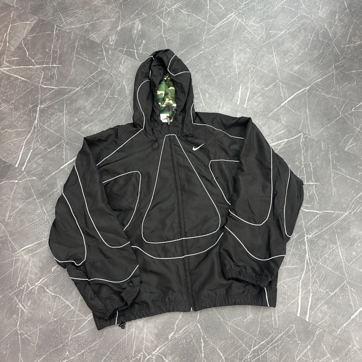 Corteiz x Nike NRG Onyx Track Jacket Black - Image 1