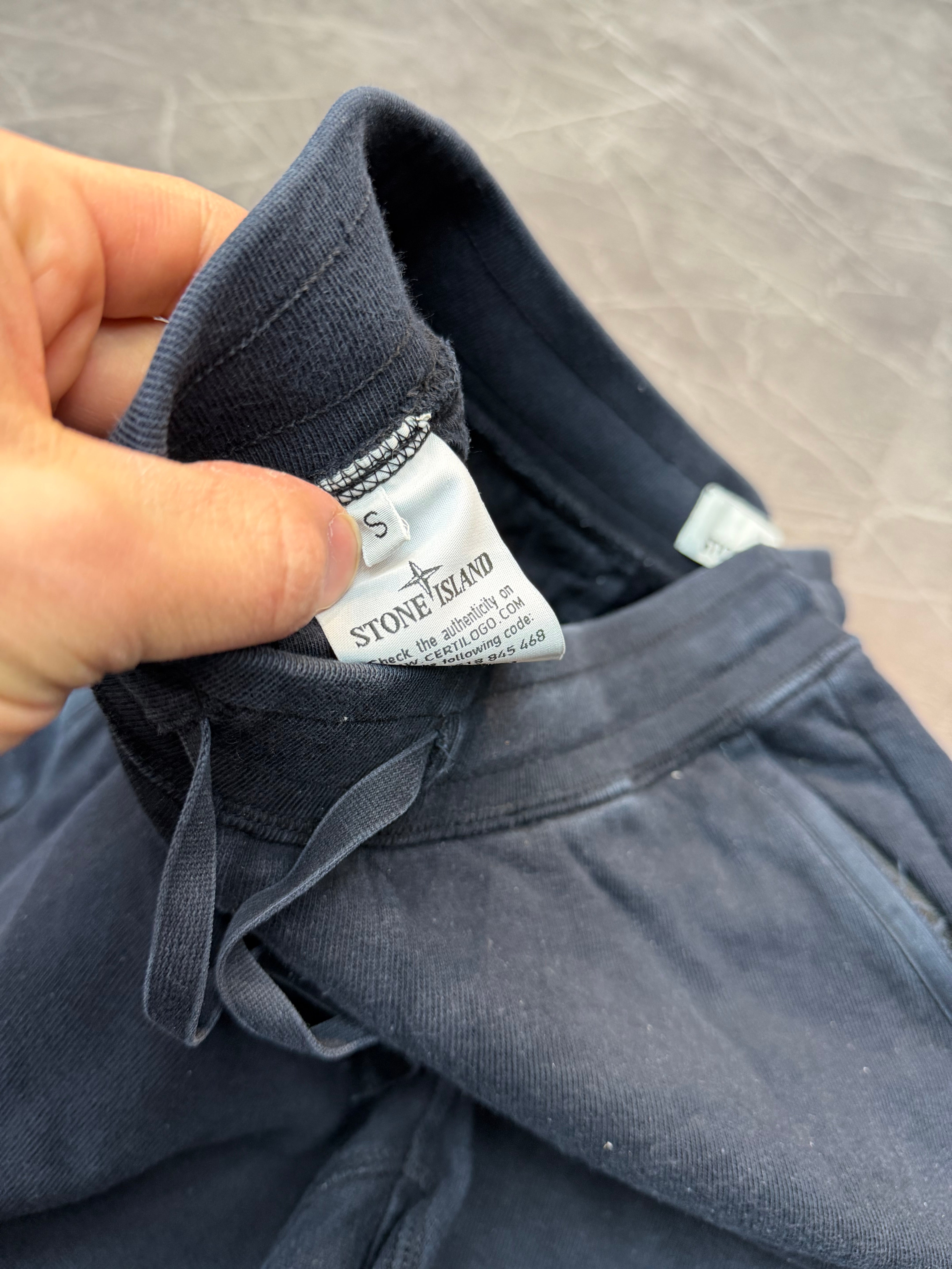 Stone Island Sweatpants “Washed Navy”