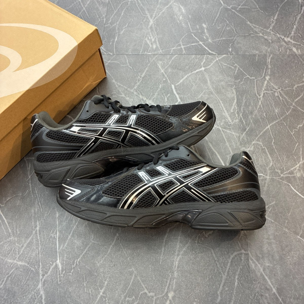 ASICS Gel-1130 Black Pure Silver - Image 3