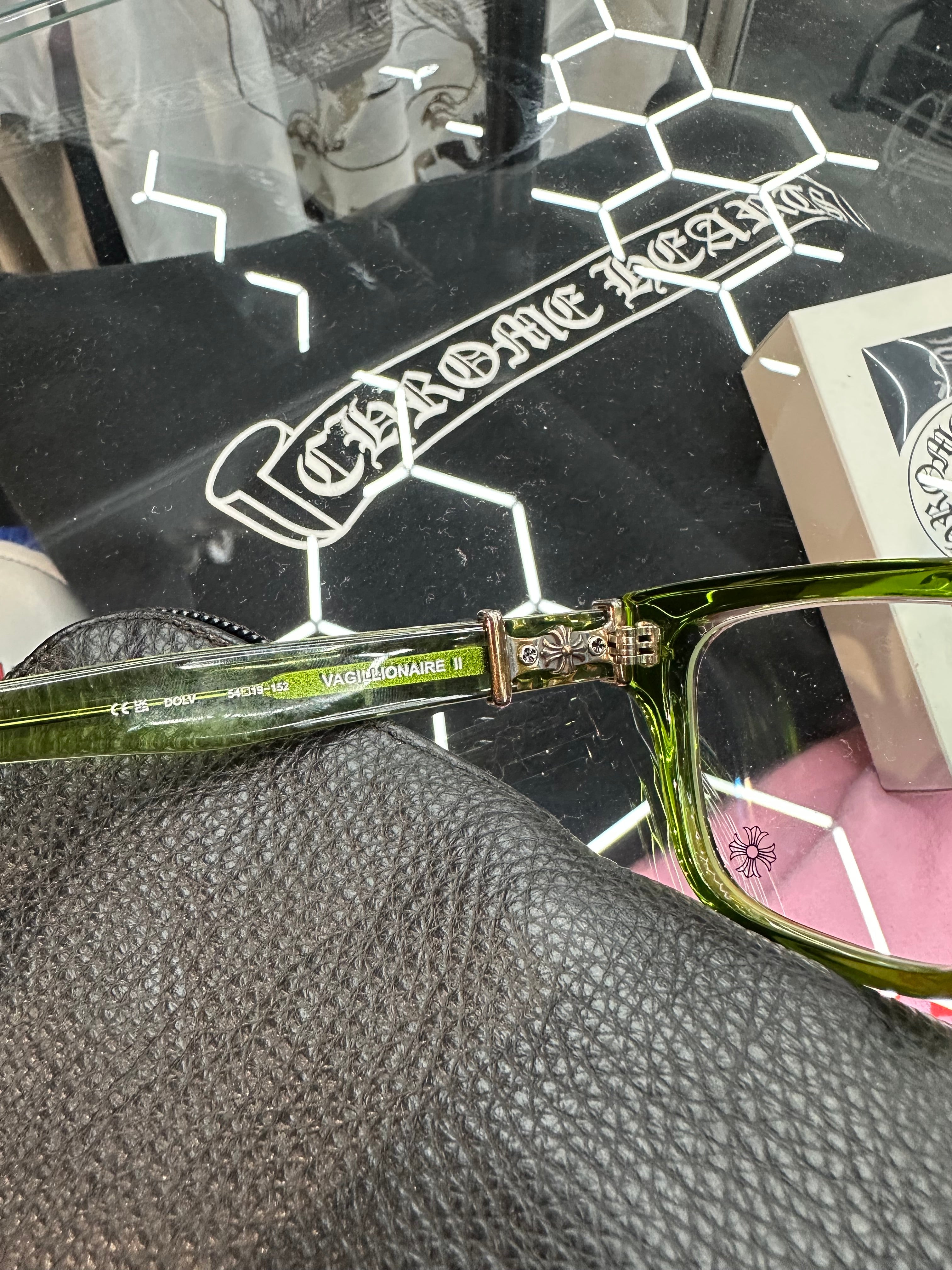 Chrome Hearts VAGILLIONAIRE II Glasses Green