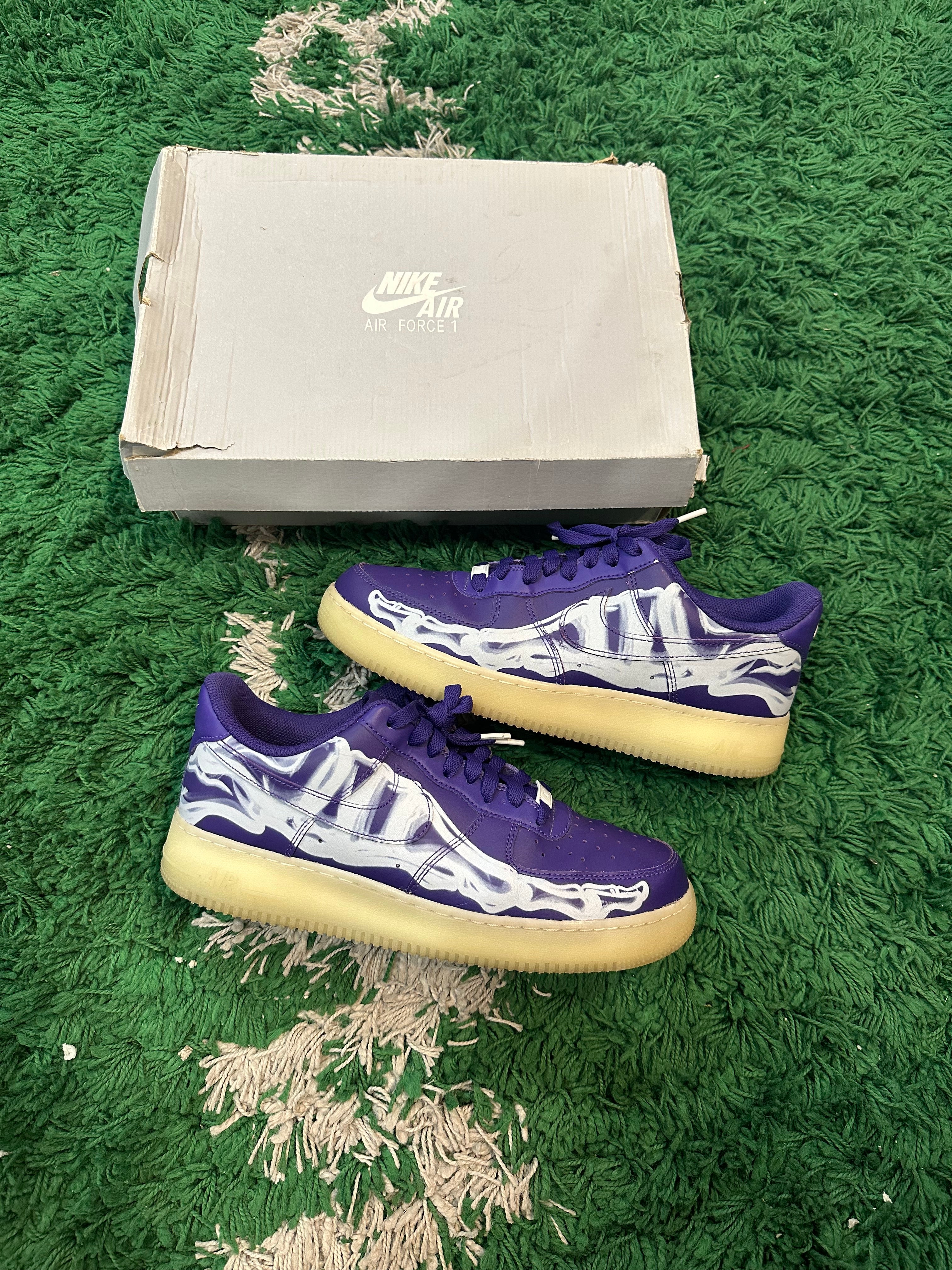 Nike Air Force 1 Low “Purple Skeleton”