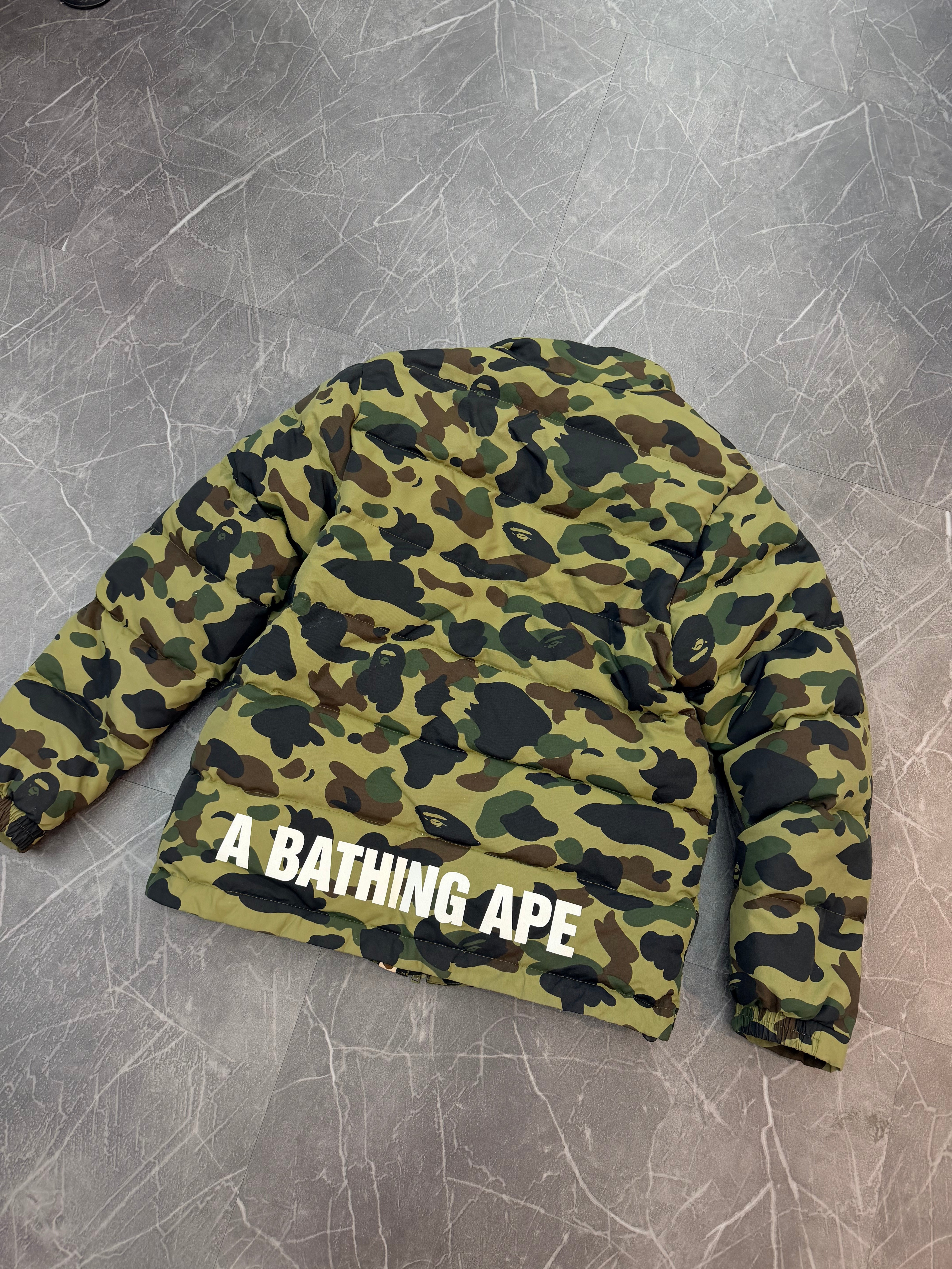 BAPE Camo 1st Down Puffer Jacket
