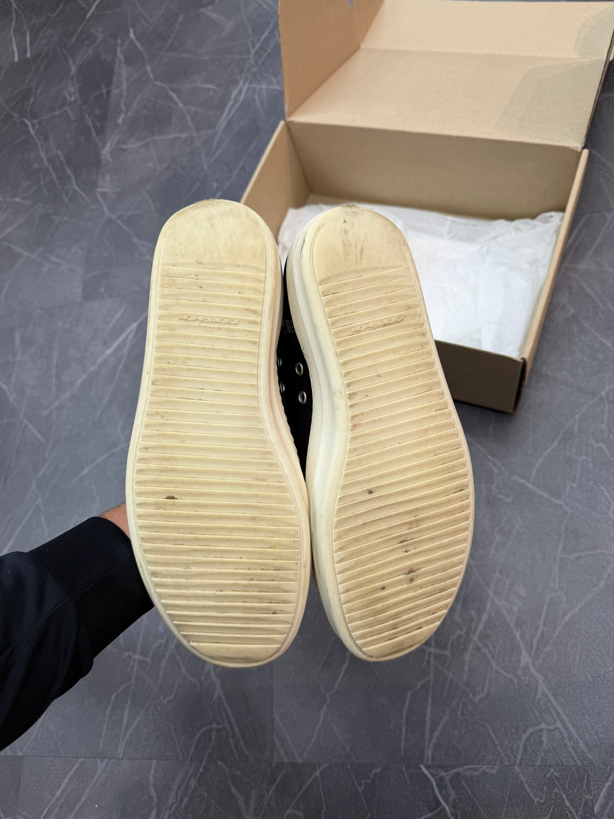 Rick Owens Drkshdw Canvas High Black