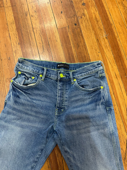 Purple Brand Jeans “Grinch Stitch” (31)