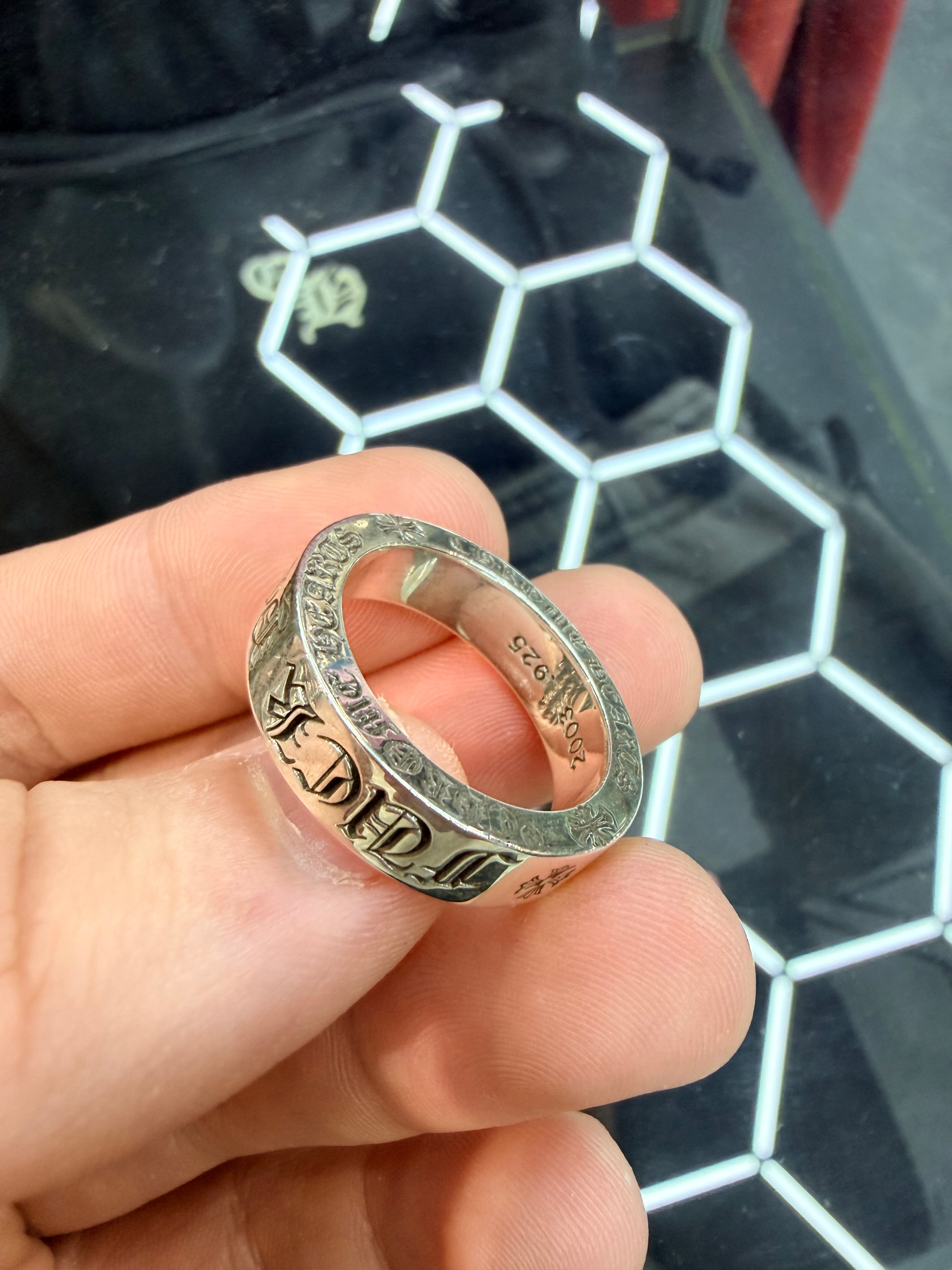 Chrome Hearts F*CK YOU Spacer Ring 6MM