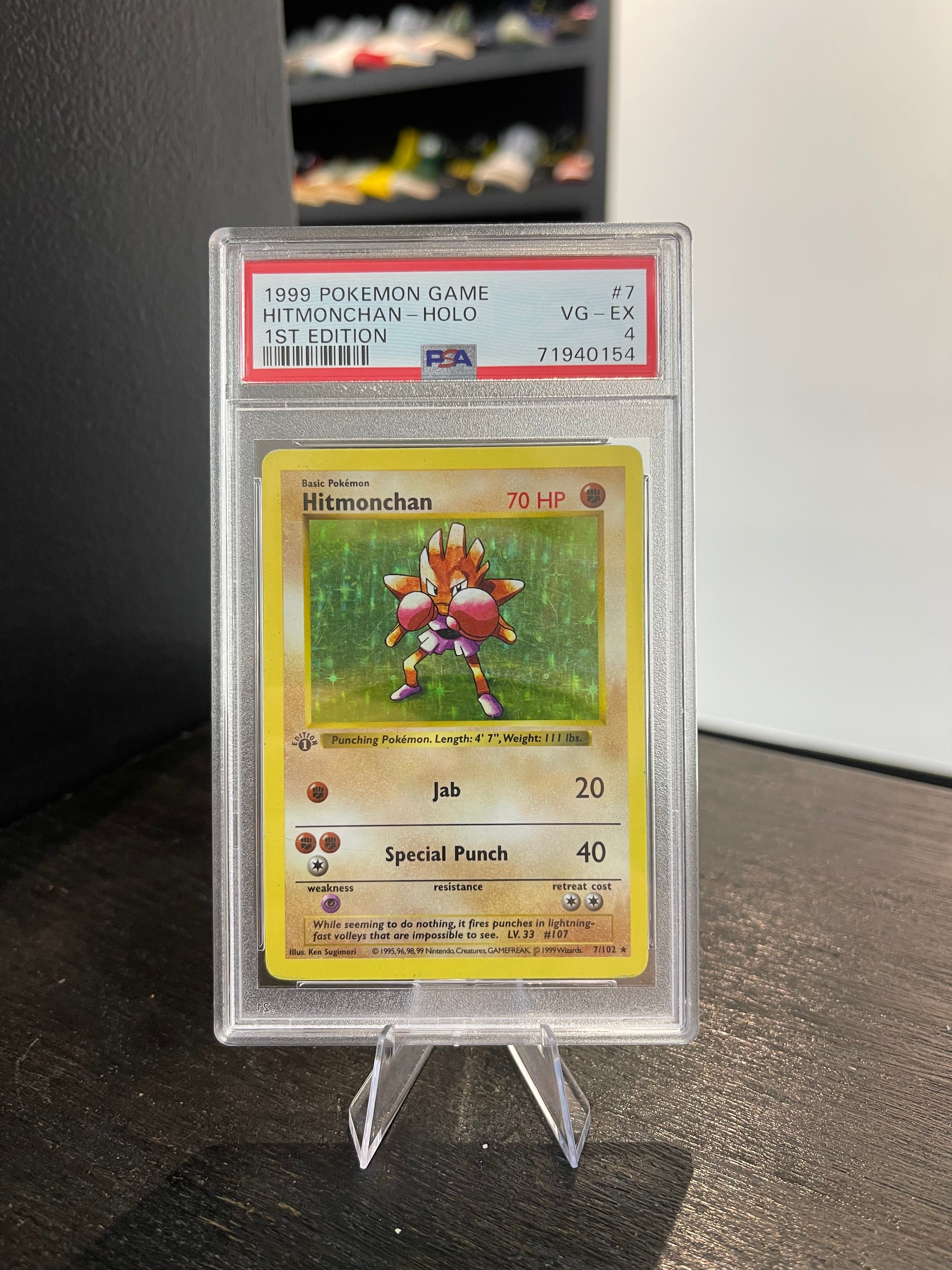 Hitmonchan First Edition (PSA 4)
