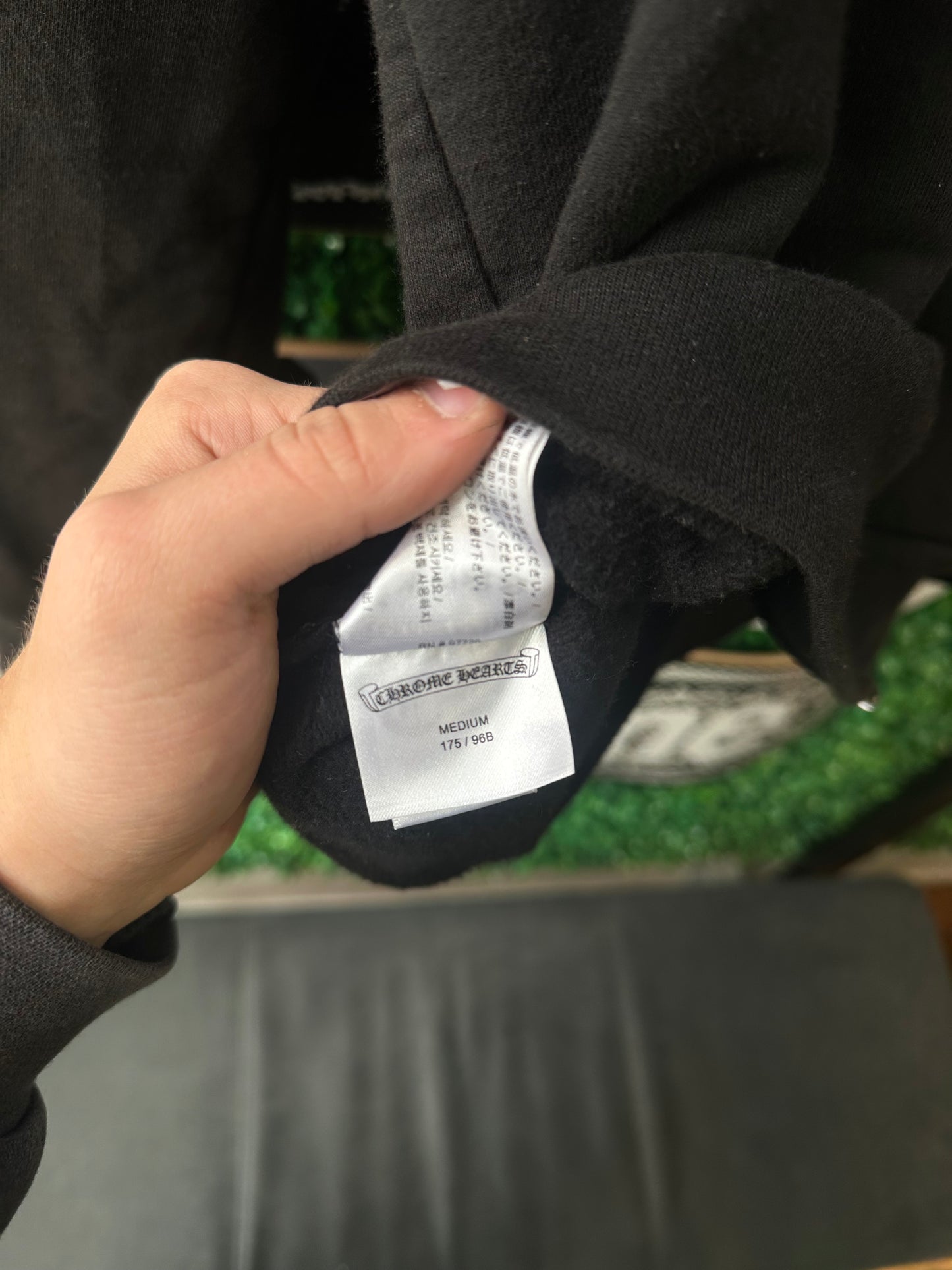 Chrome Hearts Red Cross Zip Up Hoodie