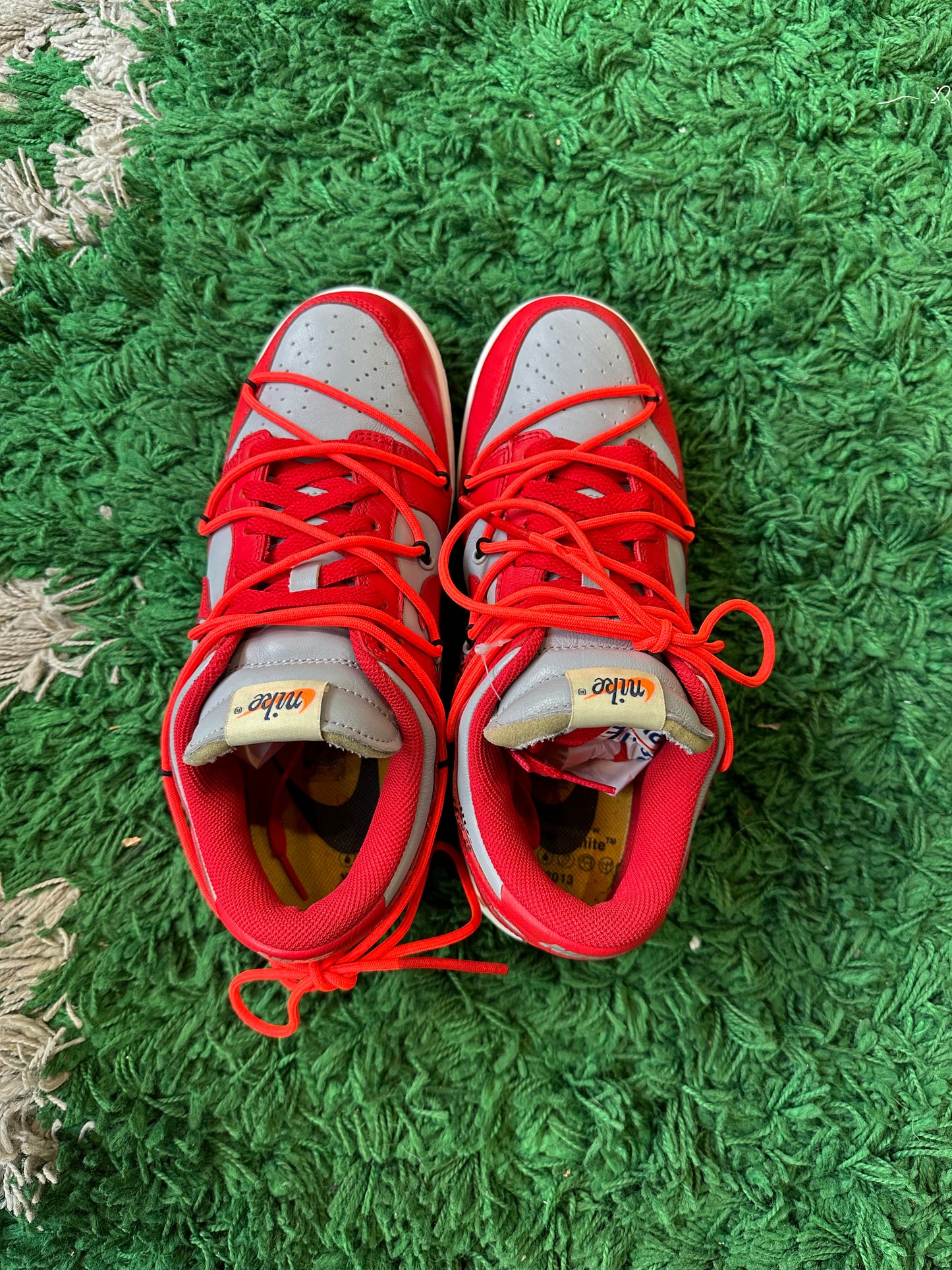 Nike Dunk Low Off White “University Red”