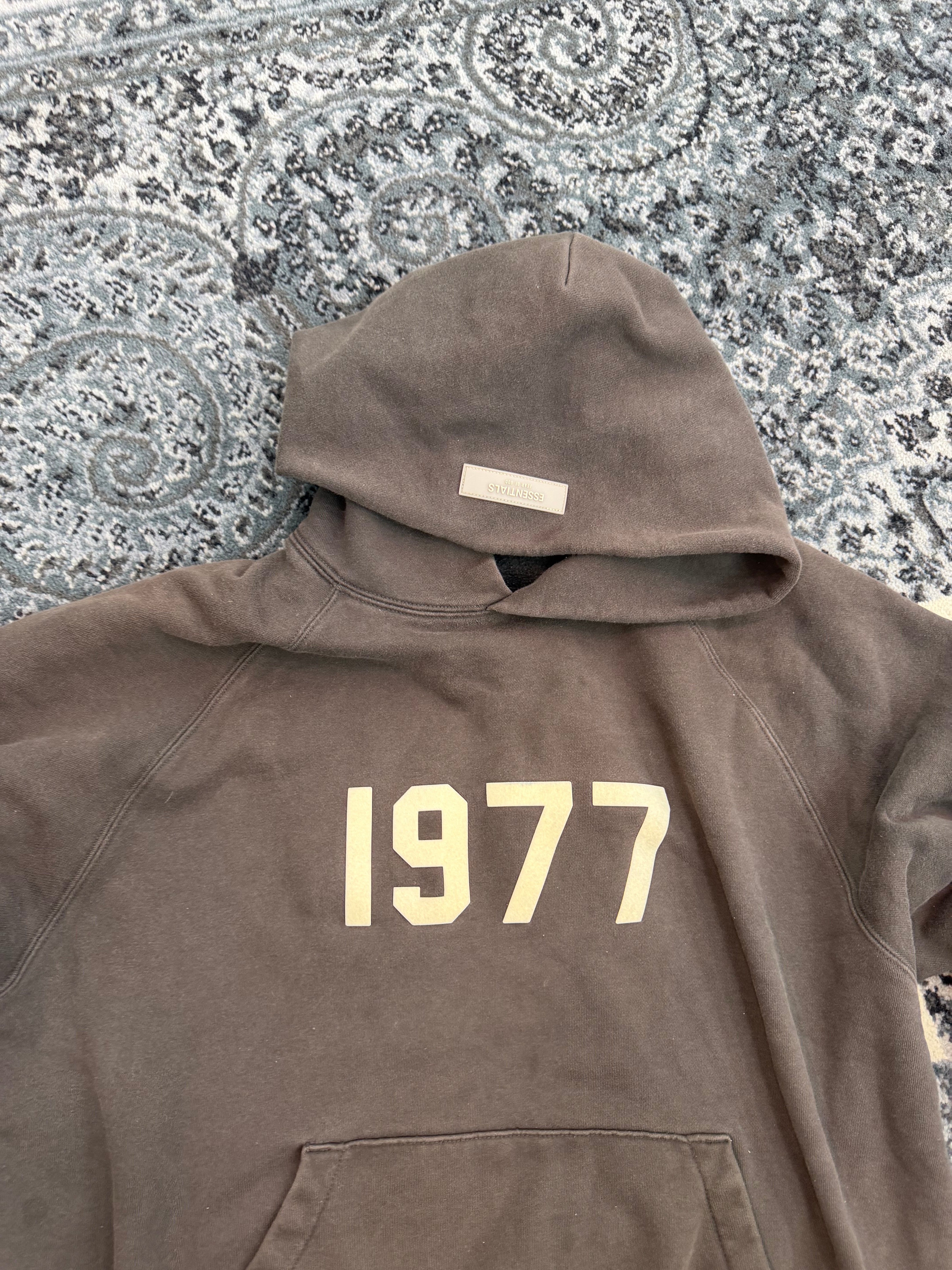 Essentials Hoodie 1977 “Iron Brown”
