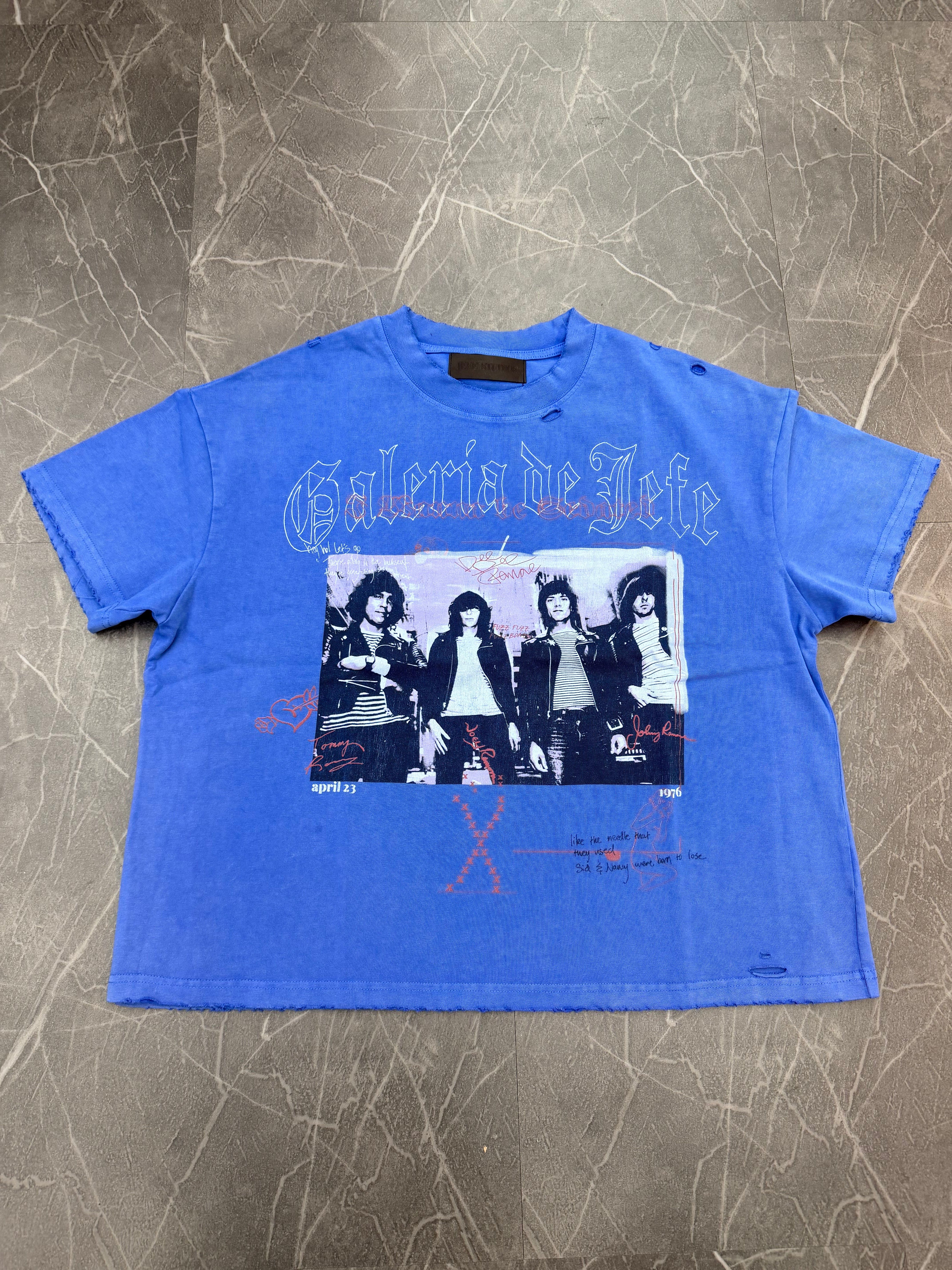 Galeria De Jefe Blue Stone Tee