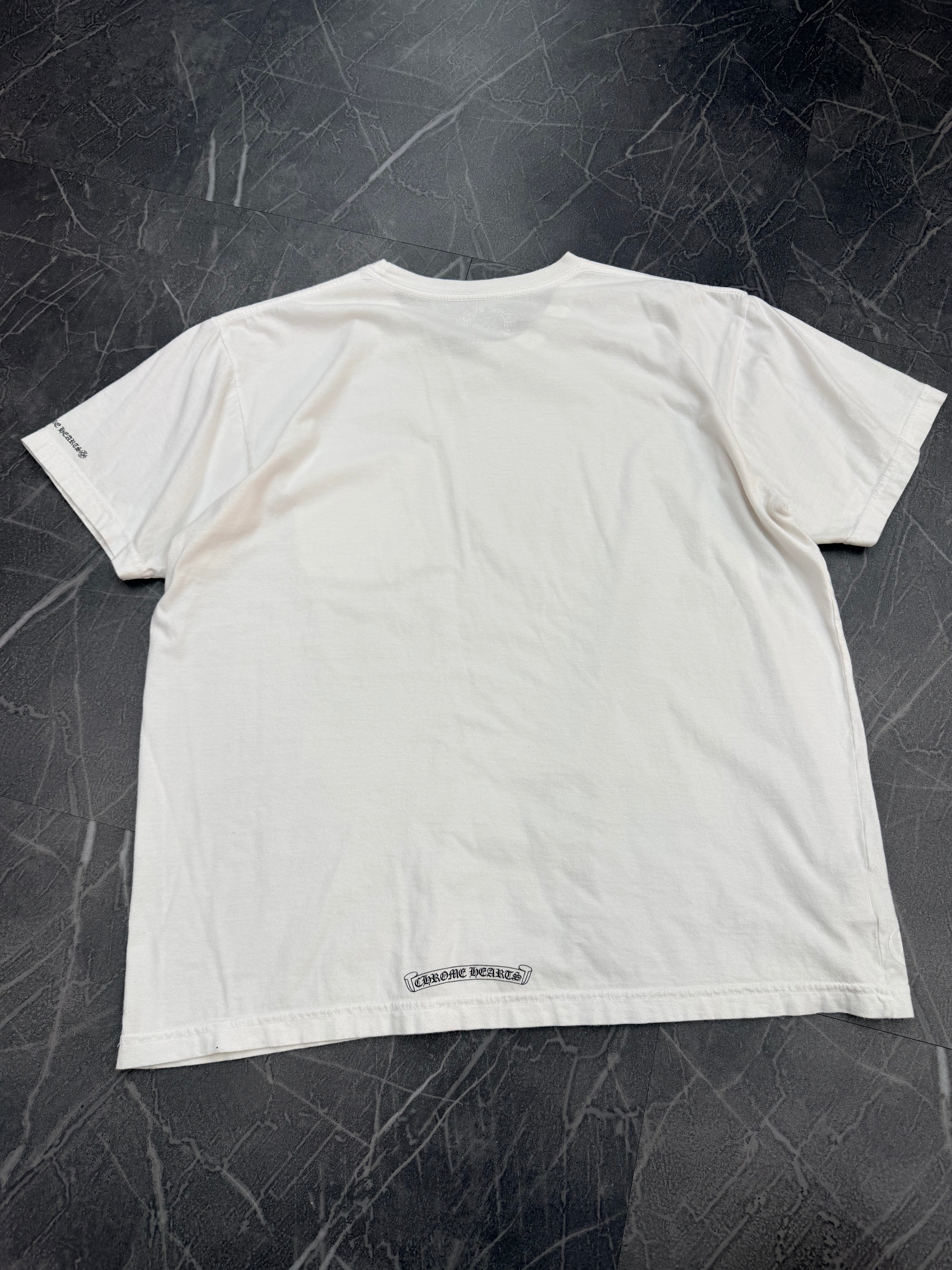 Chrome Hearts Neck Logo Tee “White”