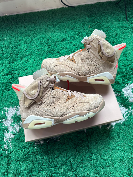 Jordan 6 Travis Scott “British Khaki”