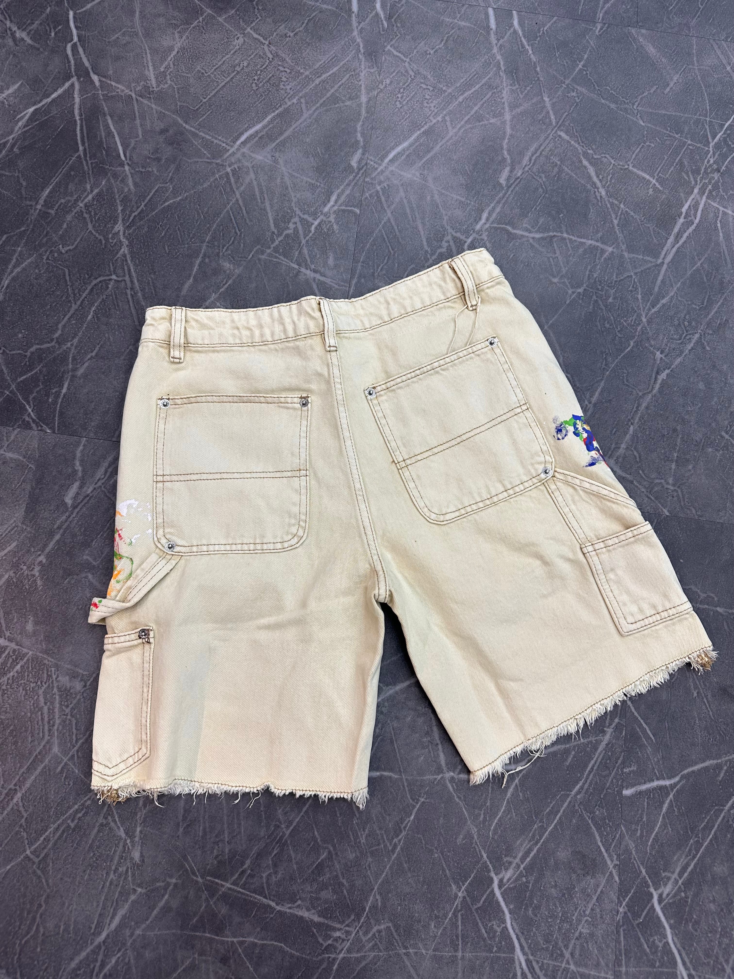 Undeveloped Sand Split Painters Shorts