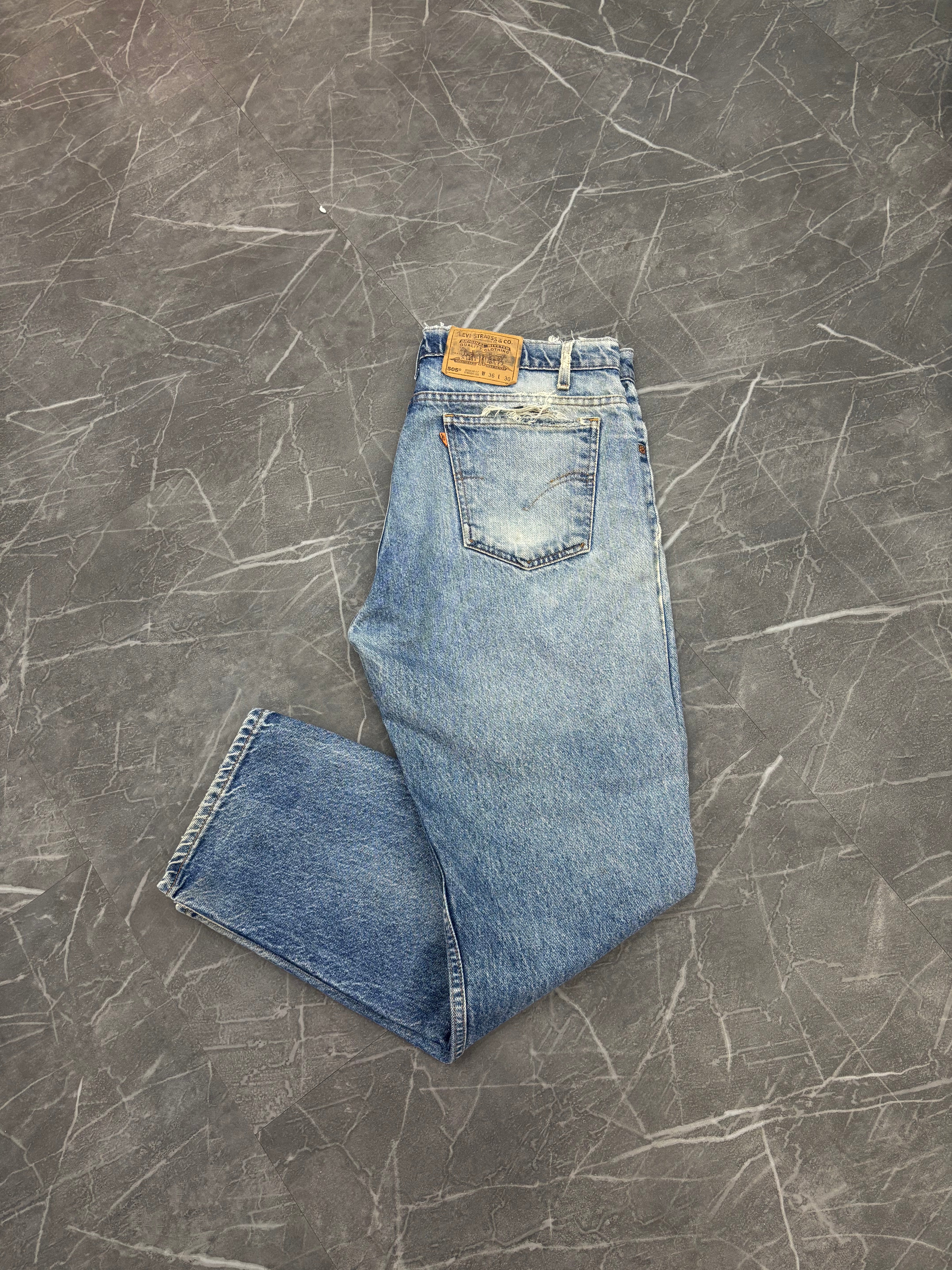 Orange Tab Levi’s 505 Straight Leg (36x30)