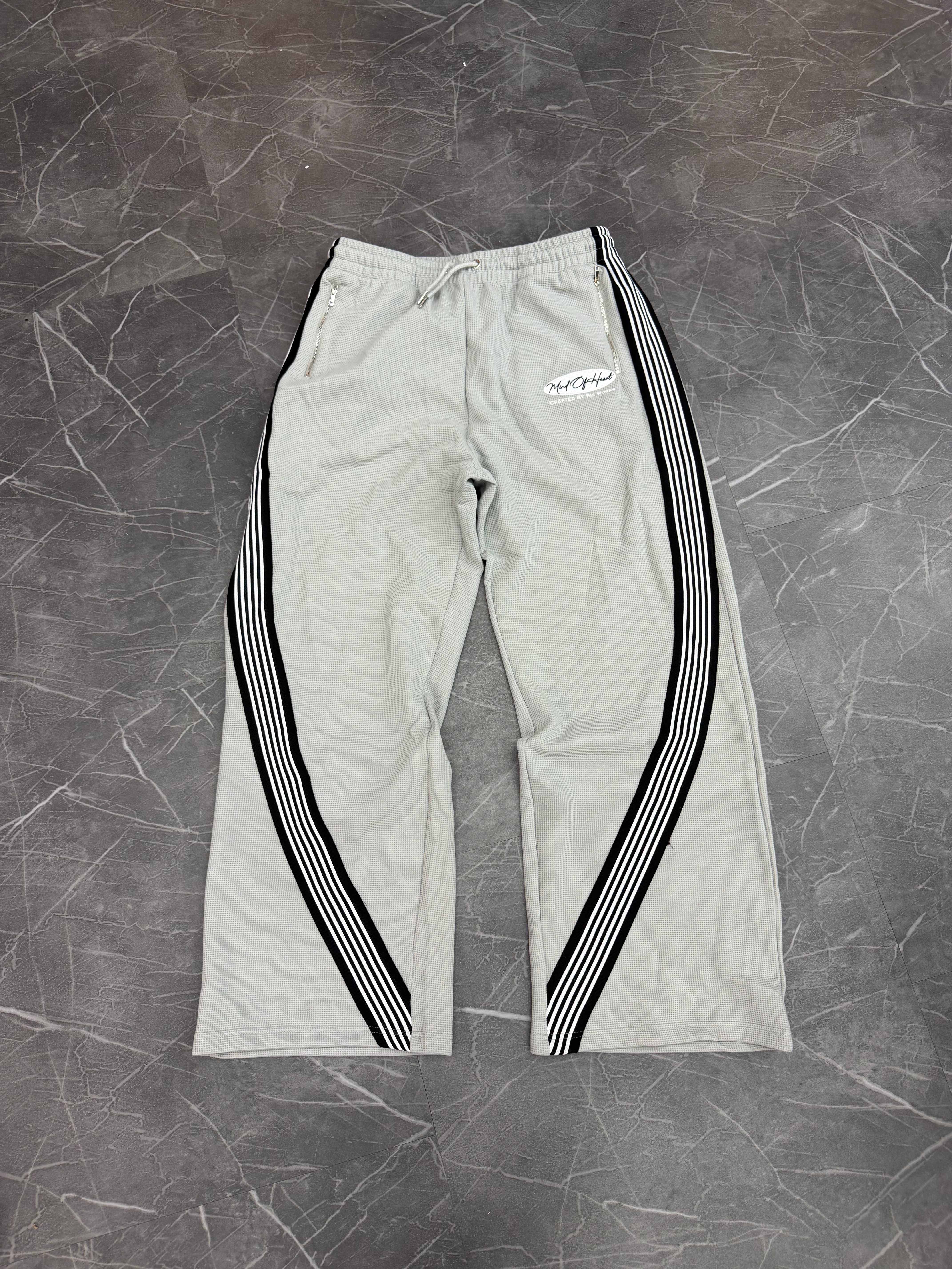Mind of Heart Waffle Sweatpants “Grey”